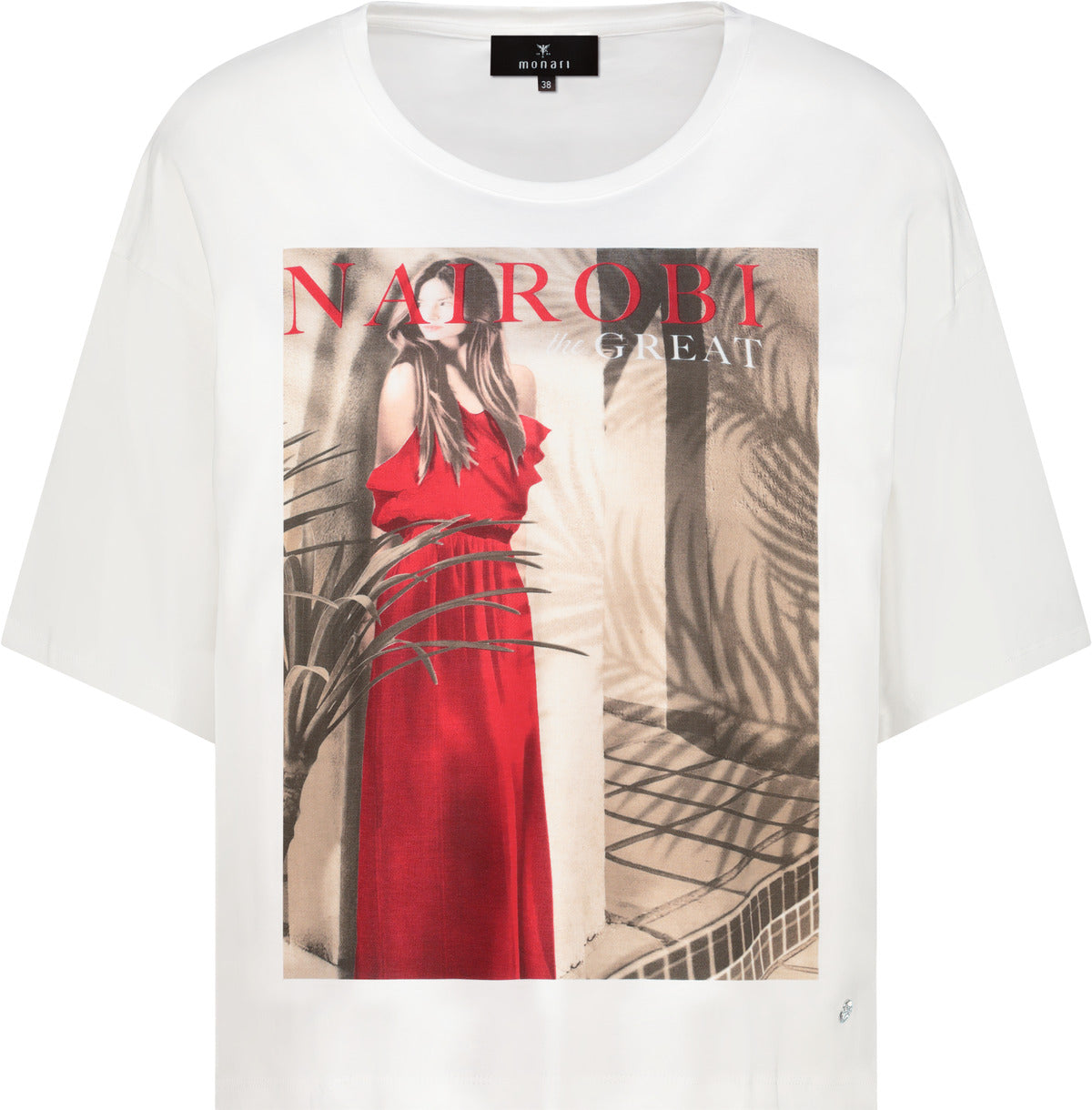 Monari Damen T-Shirts Cream
