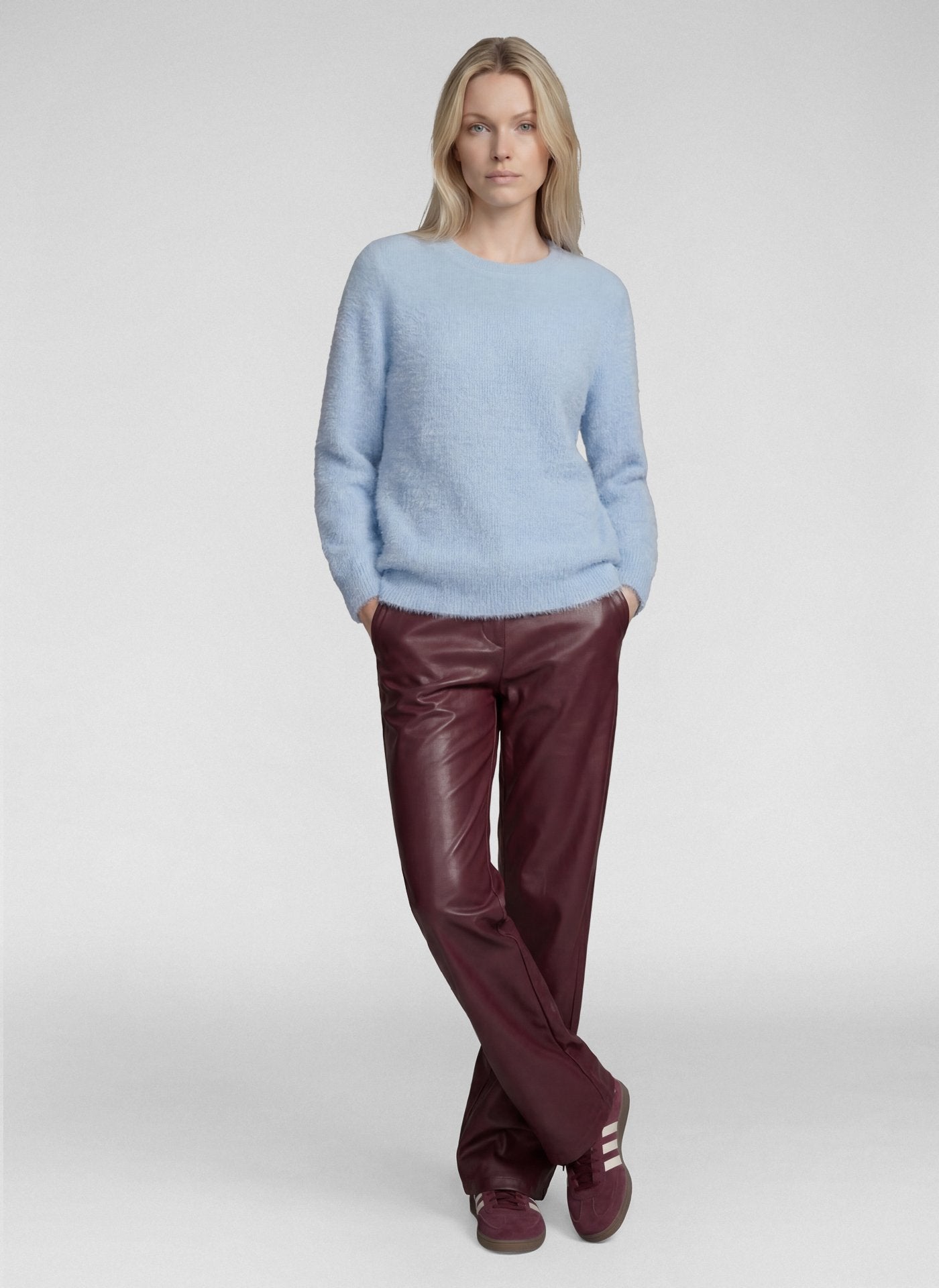 Rabe Damen Pullover Pastellblau