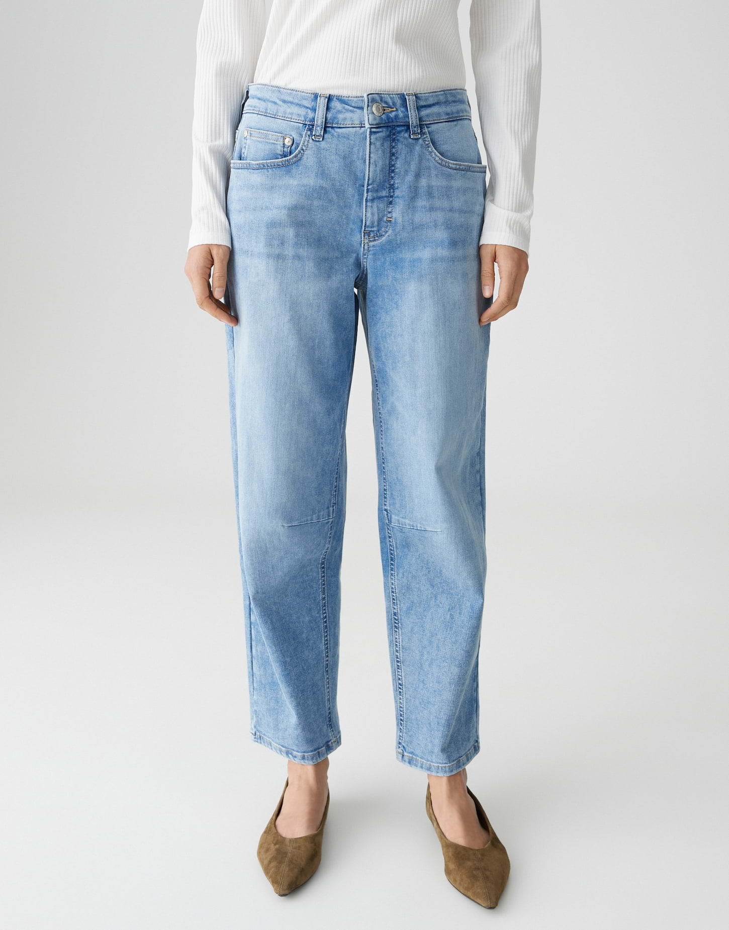 Opus Pants Damen Jeans  Light Blu