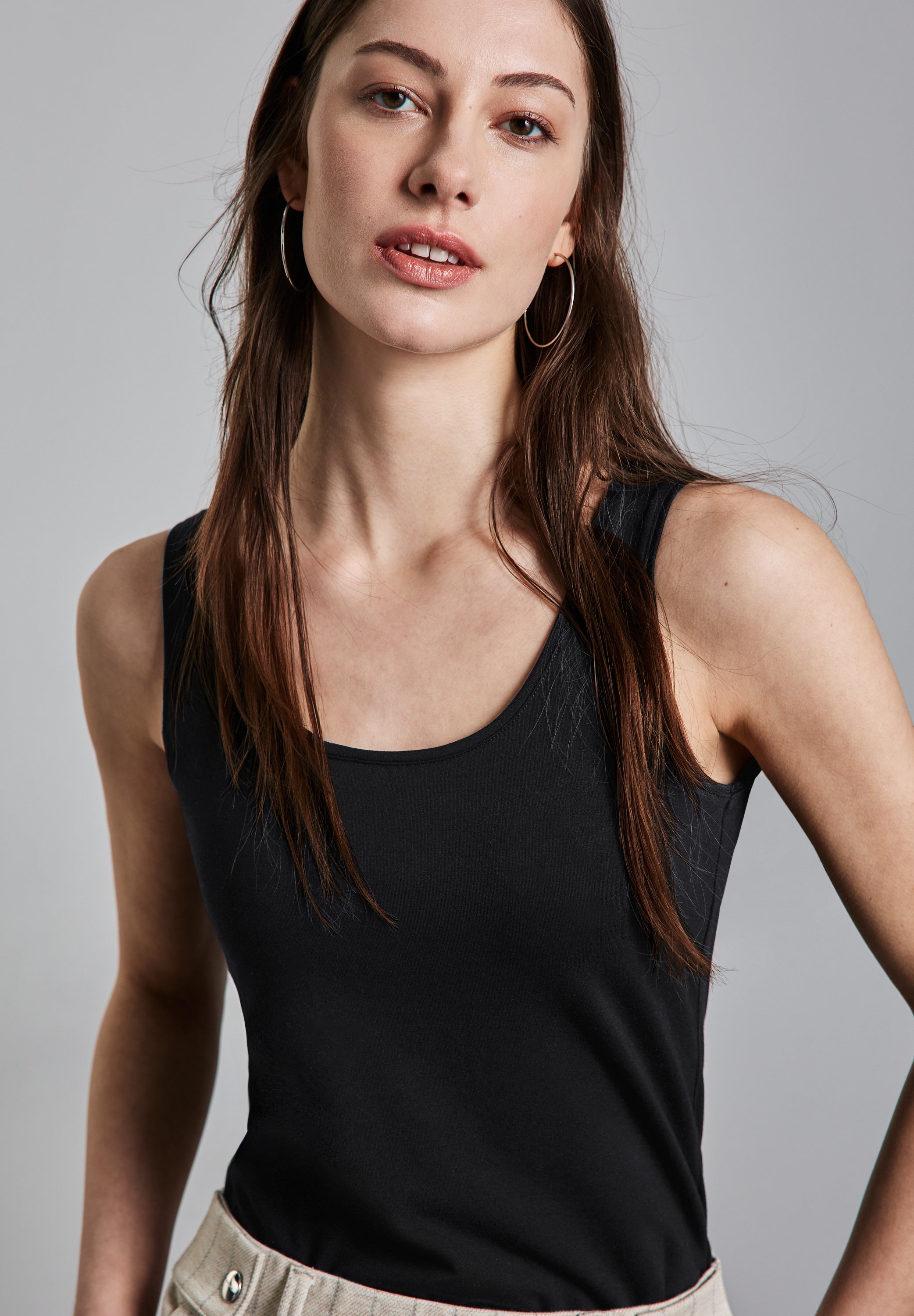 Street One Damen T-Shirts  Black