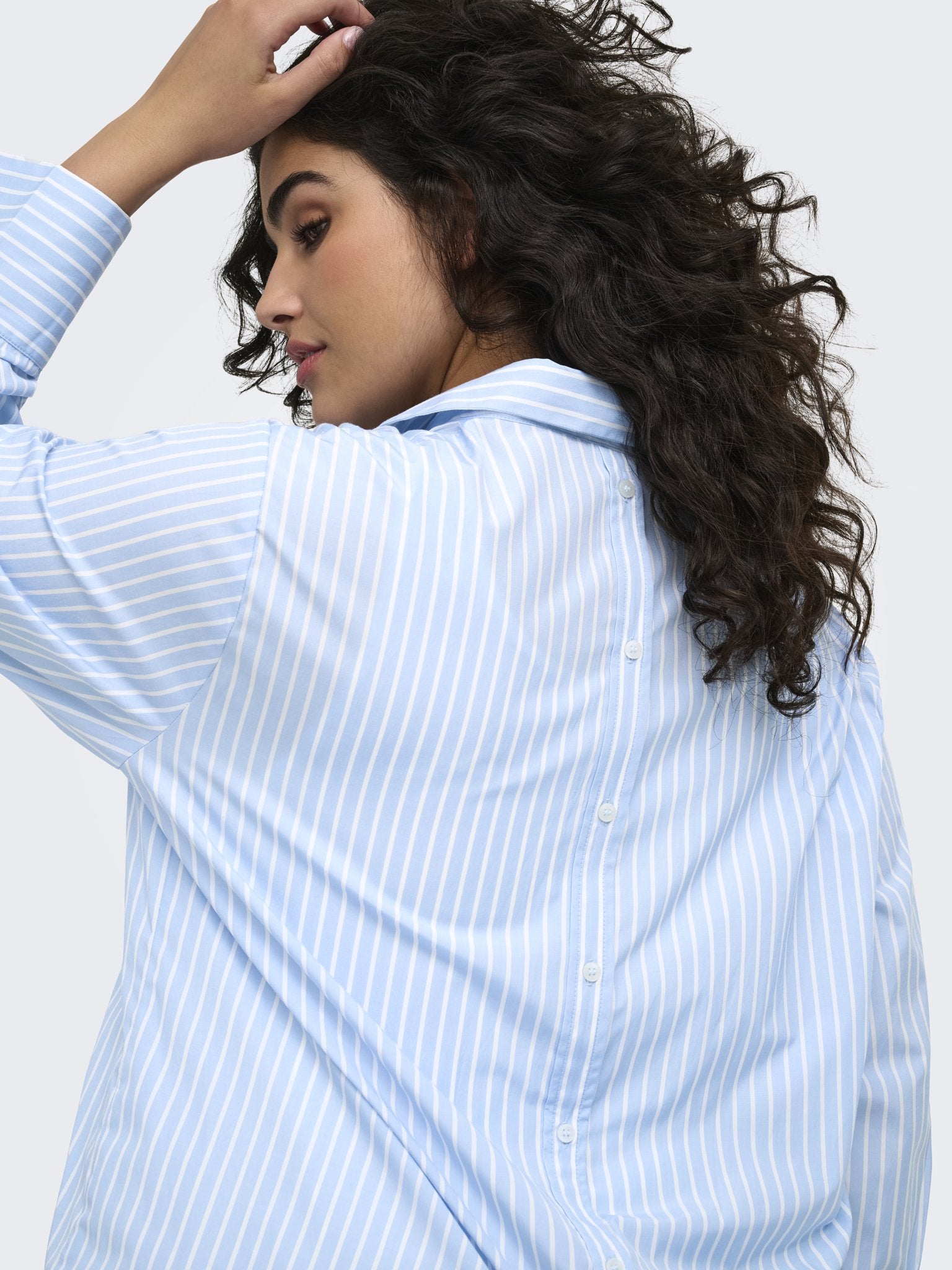 Only Caramkoma Damen Blusen Soft Chambray/B