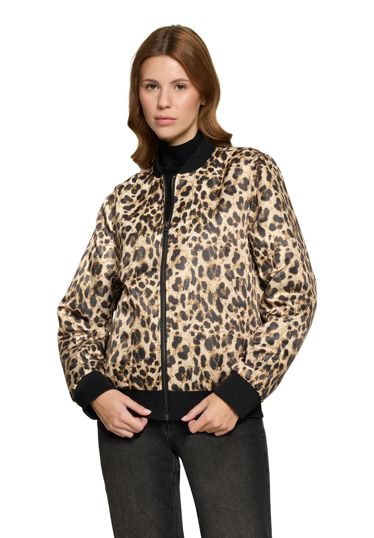 Amber & June Damen Jacken  Beige/Blac
