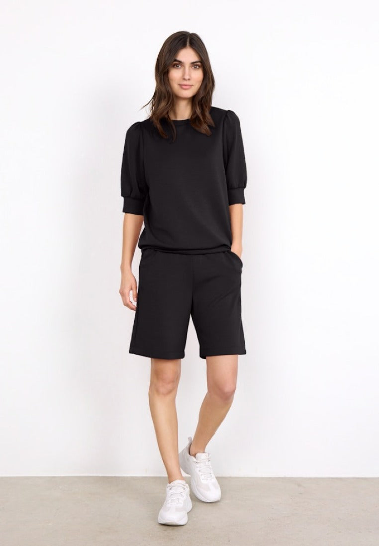 Soya Concept Damen Blusen kurz Black