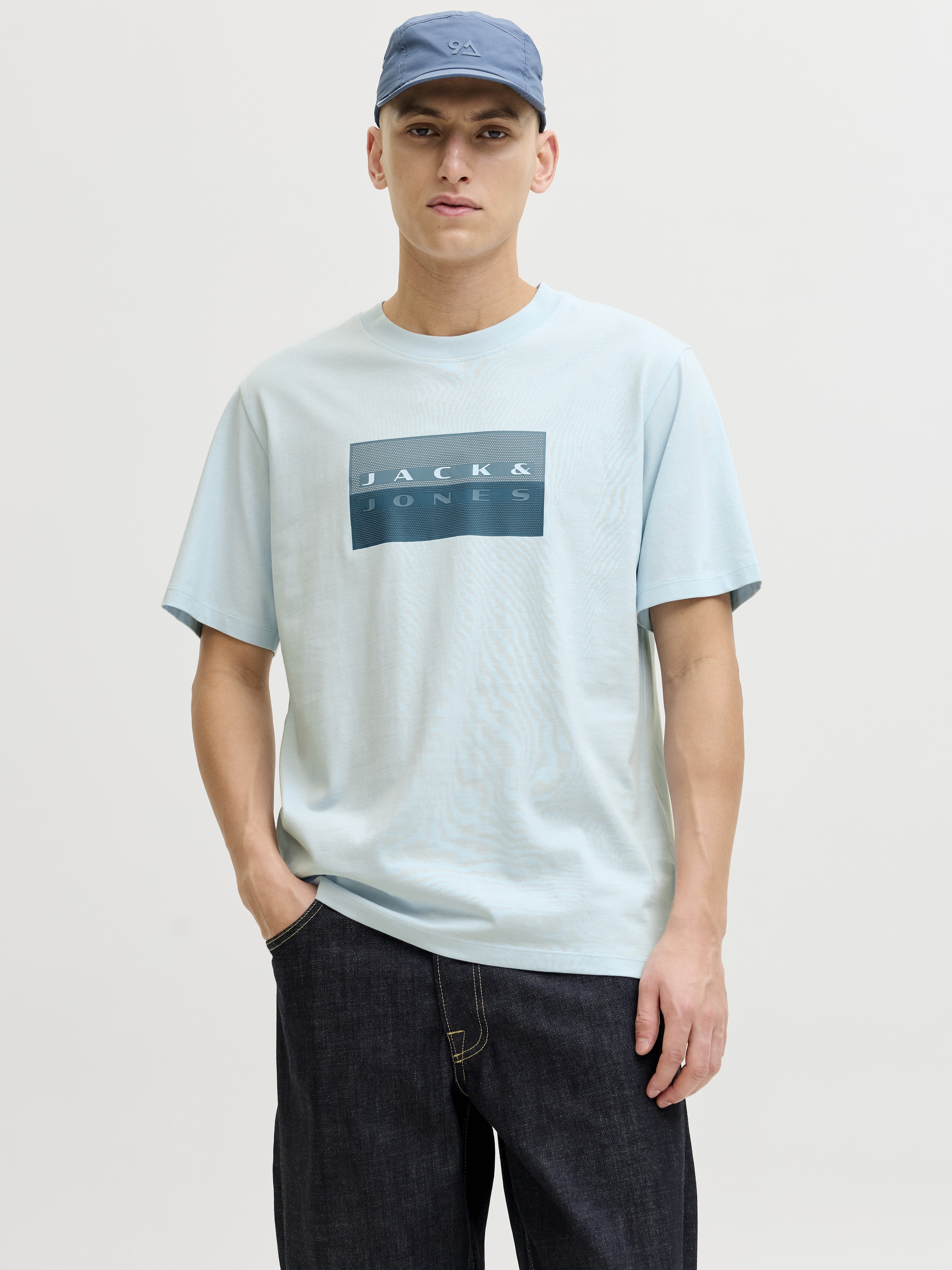 Jack & Jones Herren T-Shirts kurz Omphalodes
