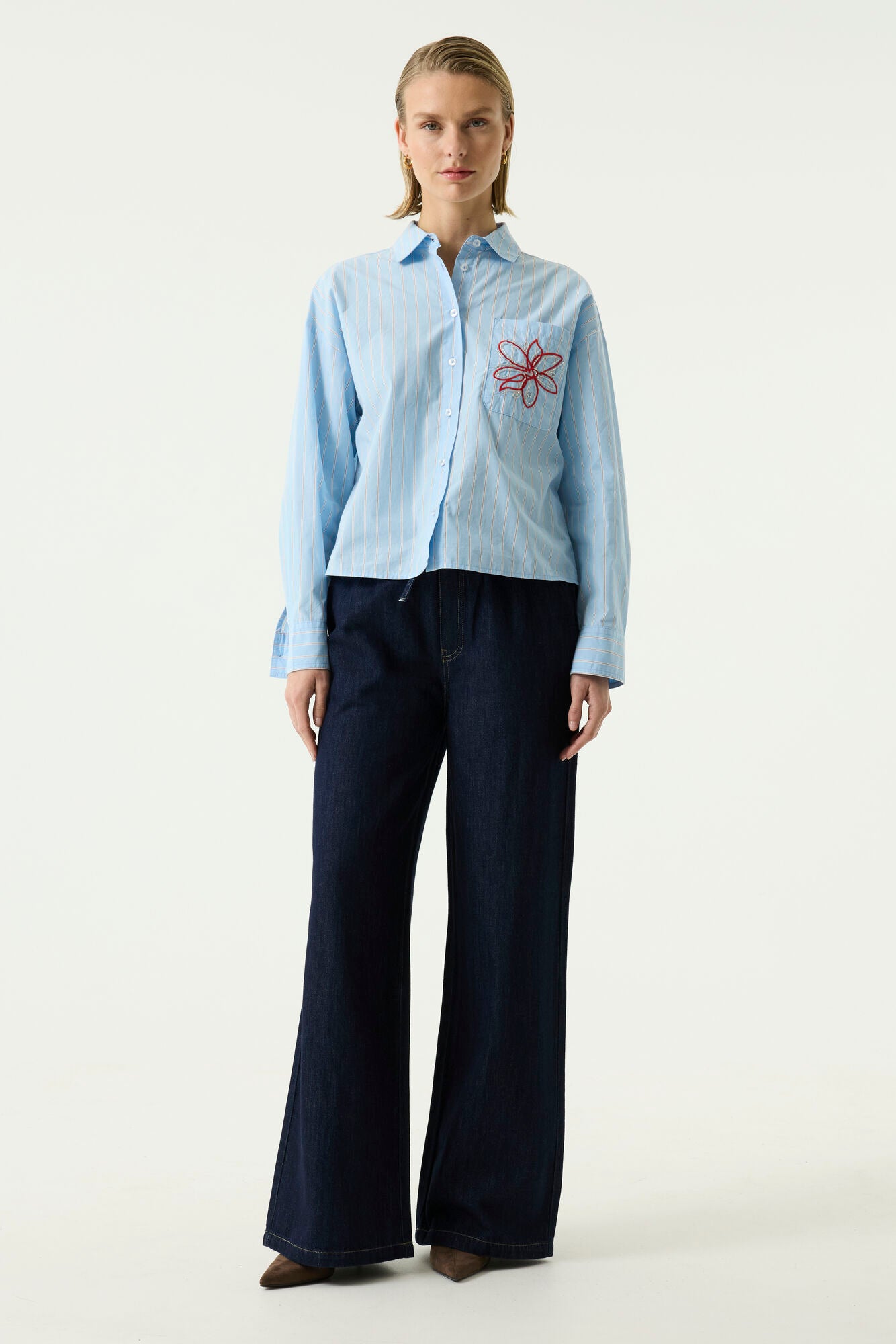 Garcia Damen Blusen Breeze Blue