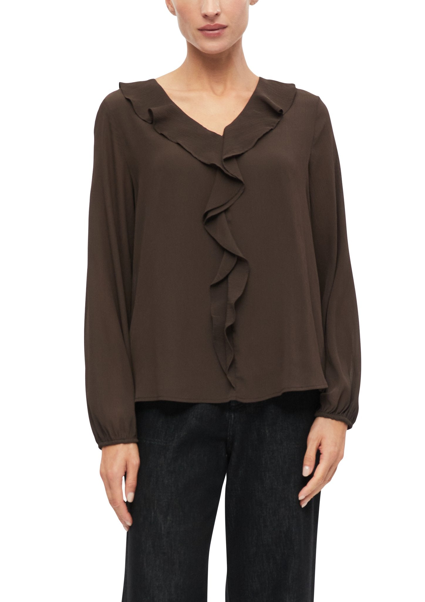 S. Oliver black Damen Blusen  Brown