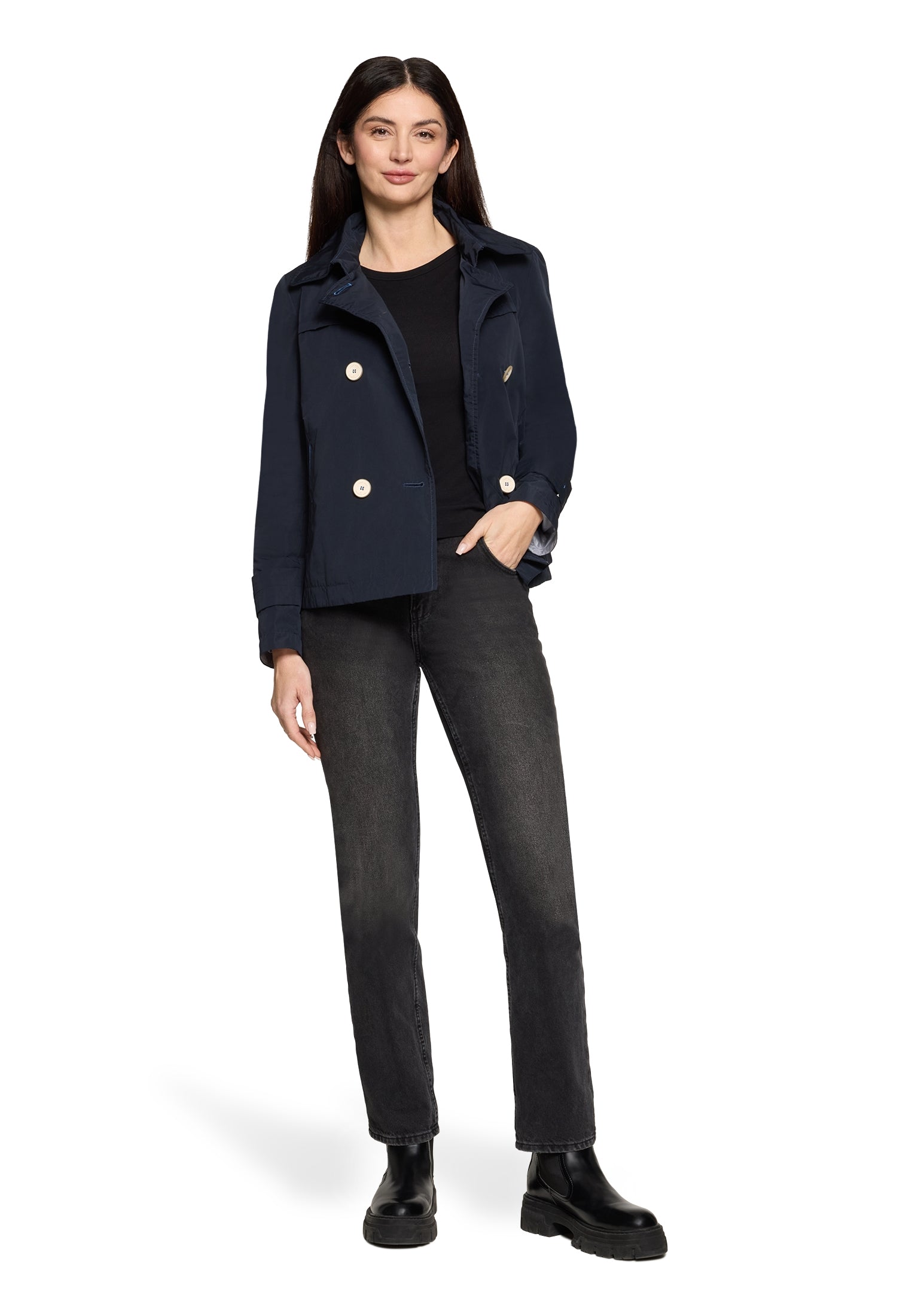 Amber & June Damen Jacken Deep Navy
