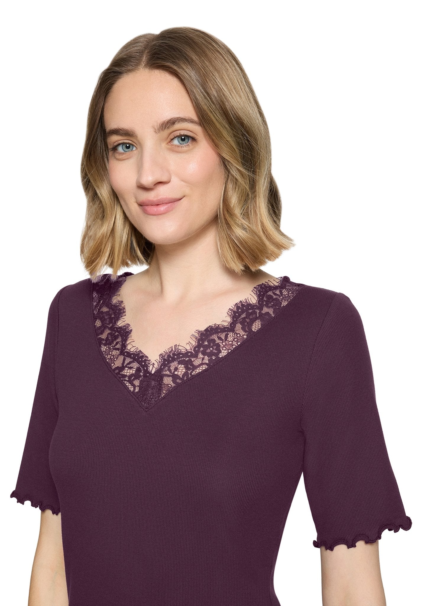 Cartoon Damen T-Shirts Dark Dahlia