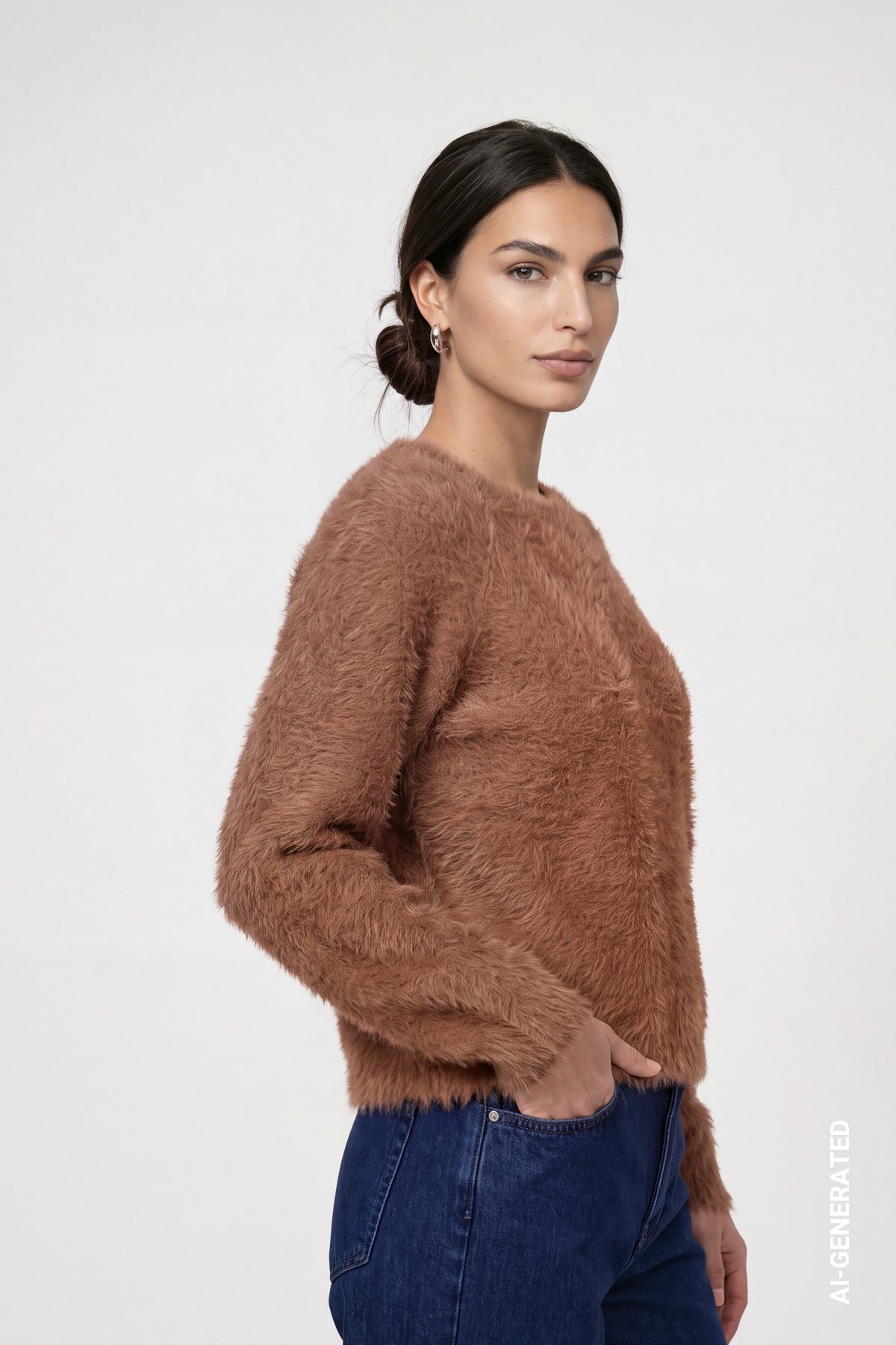 Monari Damen Pullover Tiramisu