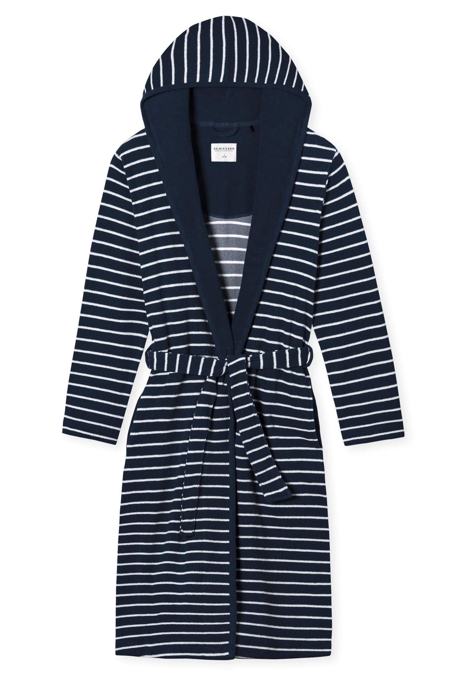 Schiesser Bademantel Navy