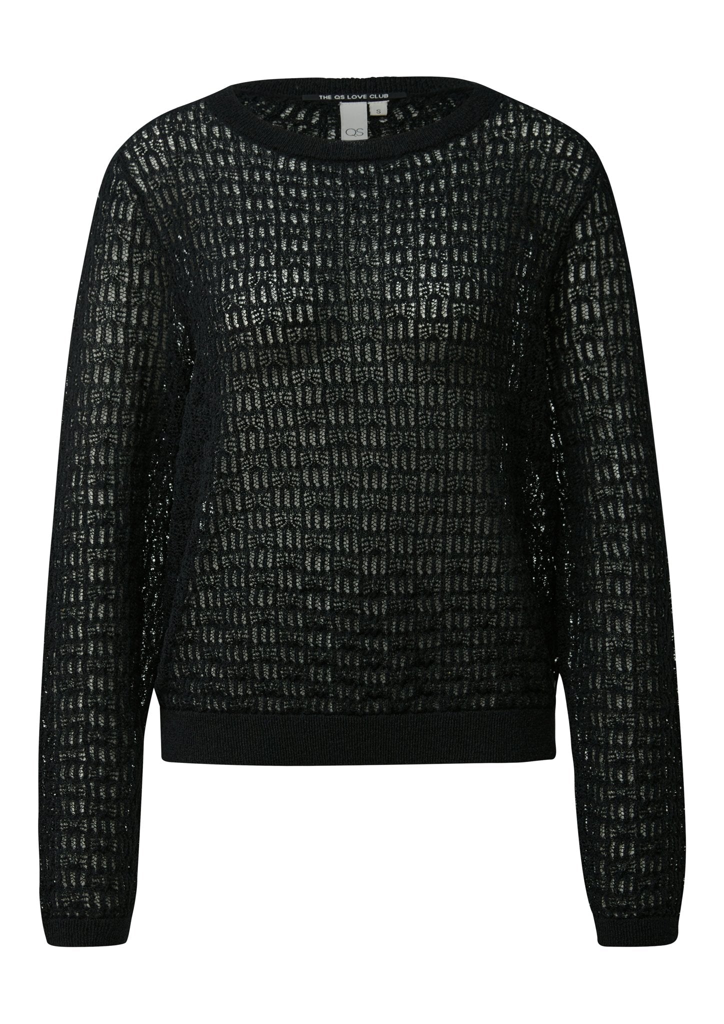 QS by S.Oliver Damen Pullover Grey/Black