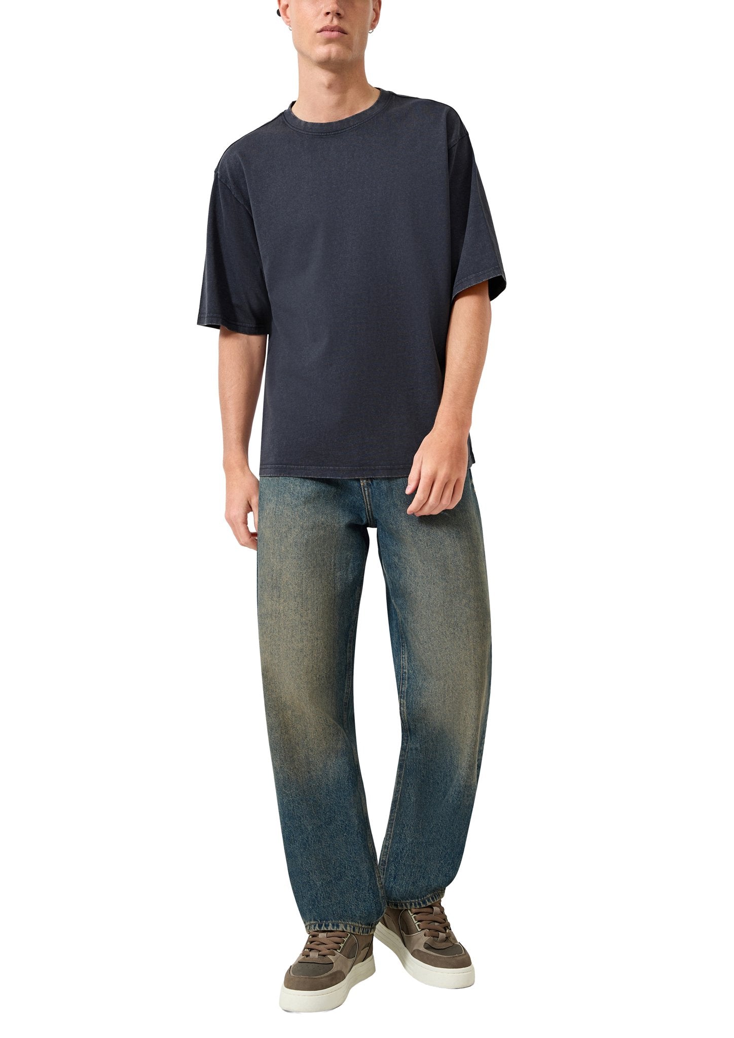 QS by S.Oliver Herren T-Shirts kurz D Blue