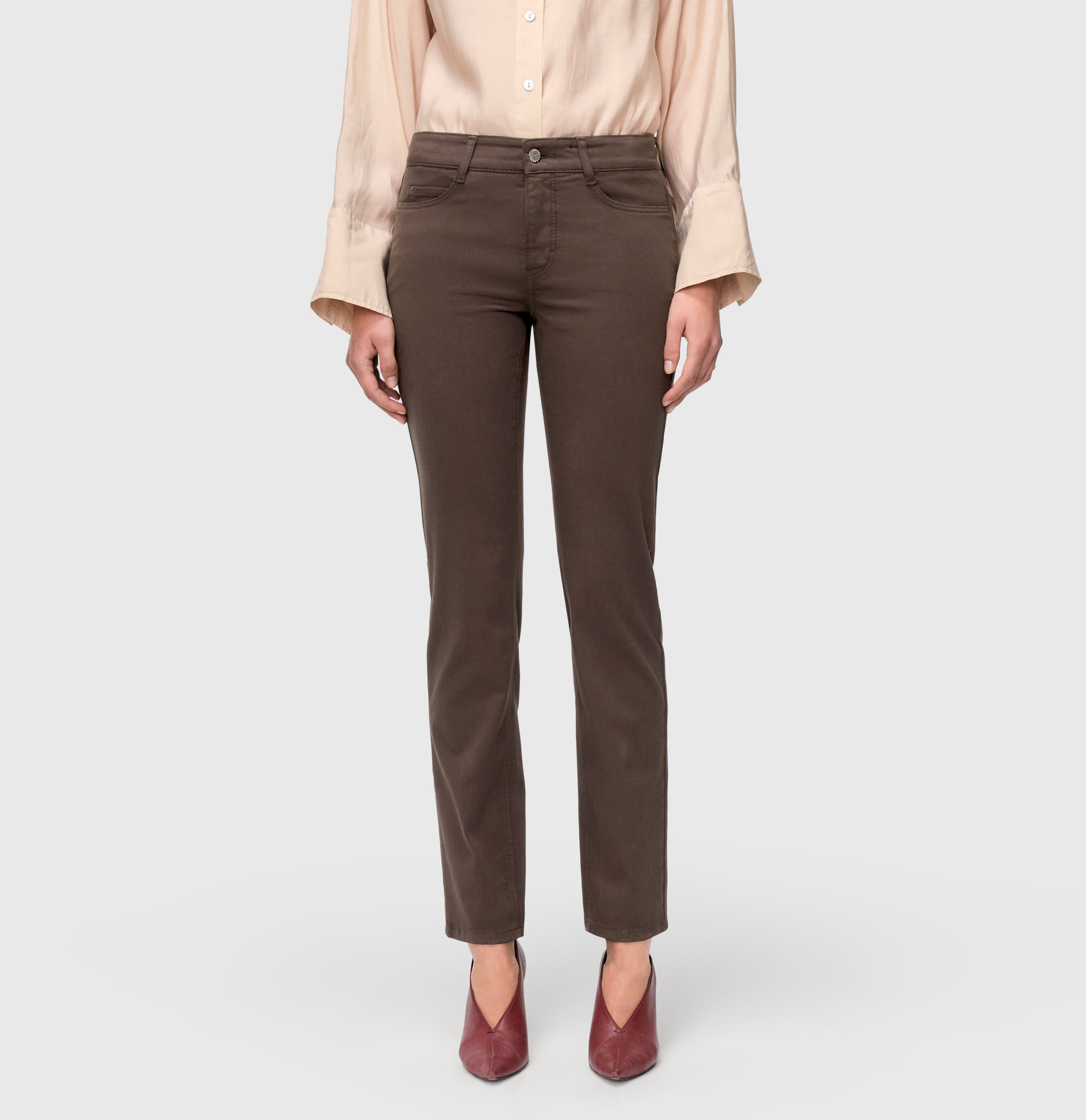 Mac Damen Jeans Deep Brown Ppt