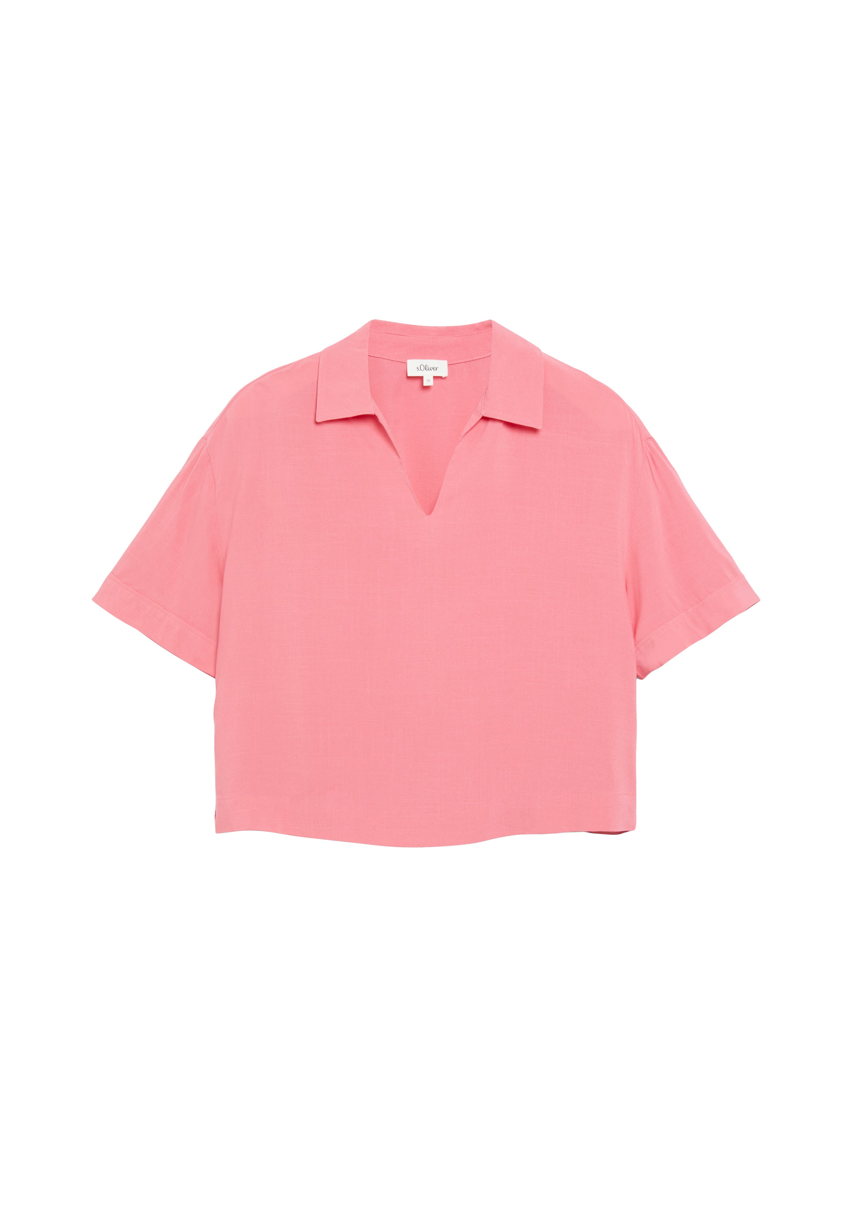 S. Oliver red Damen Blusen kurz Lilac/Pink