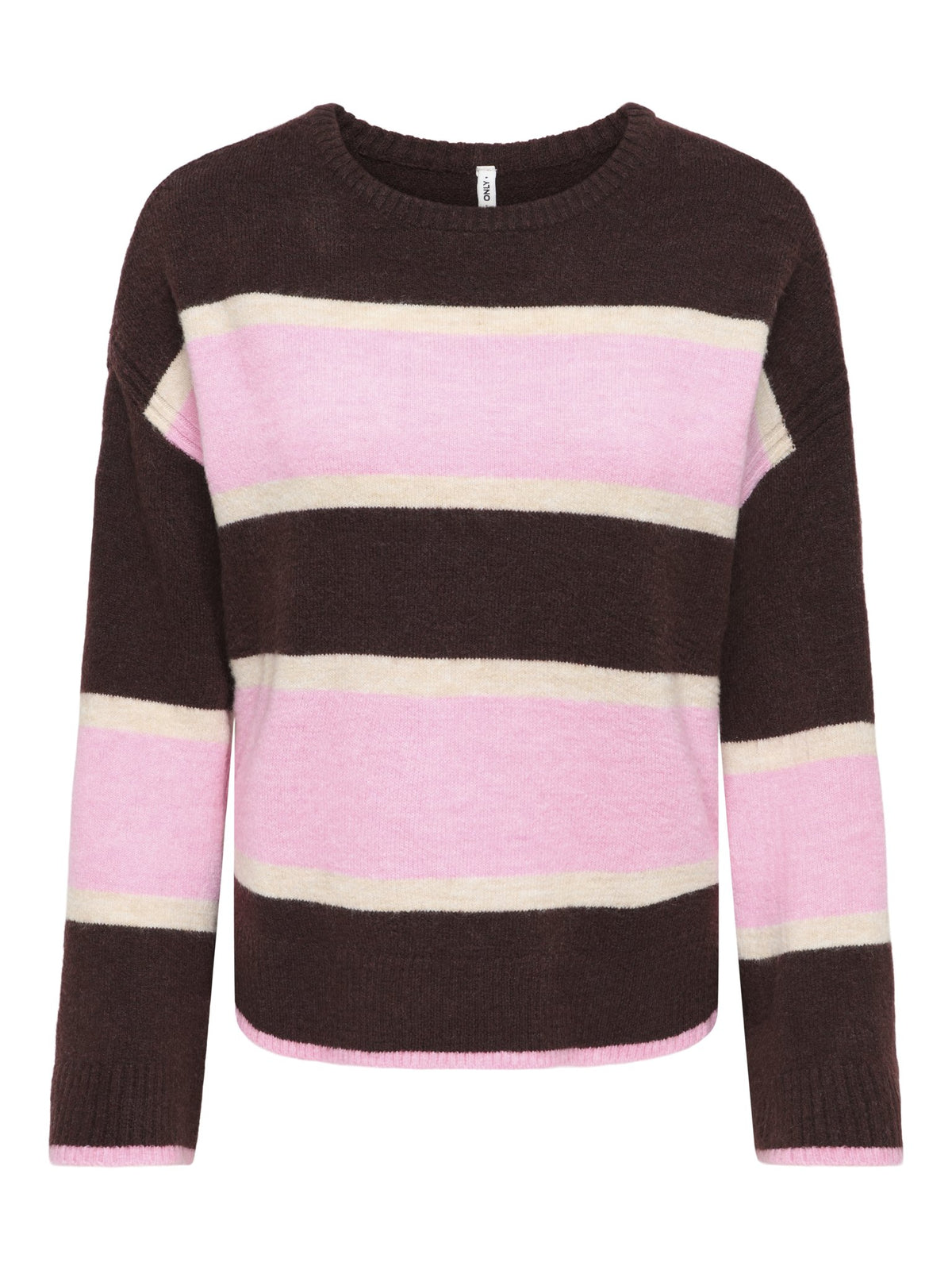 Only Damen Pullover Fudge/Birch/Bon