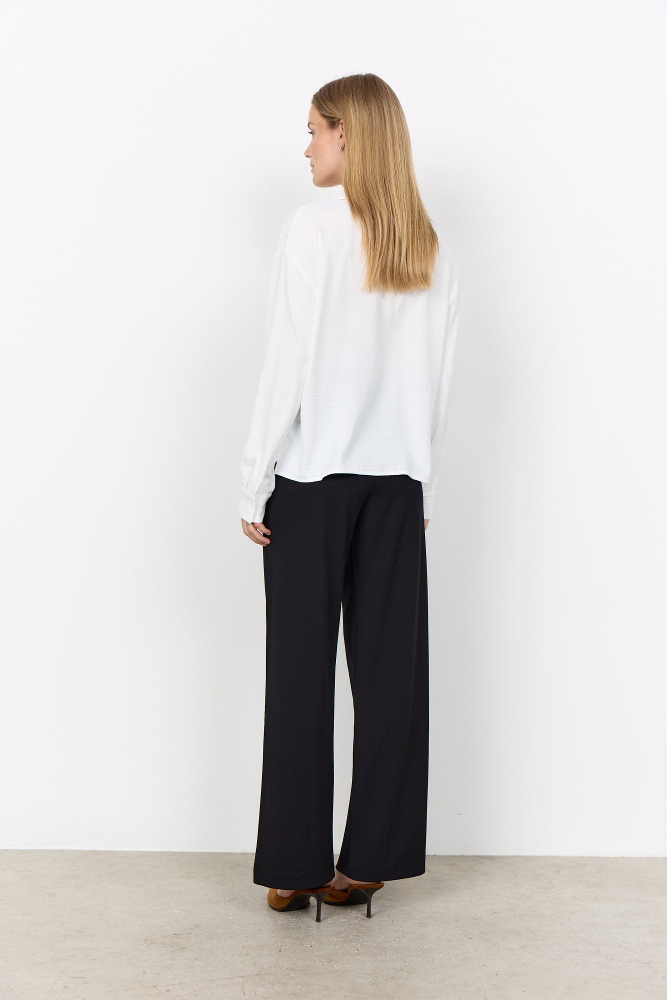 Soya Concept Damen T-Shirts Offwhite