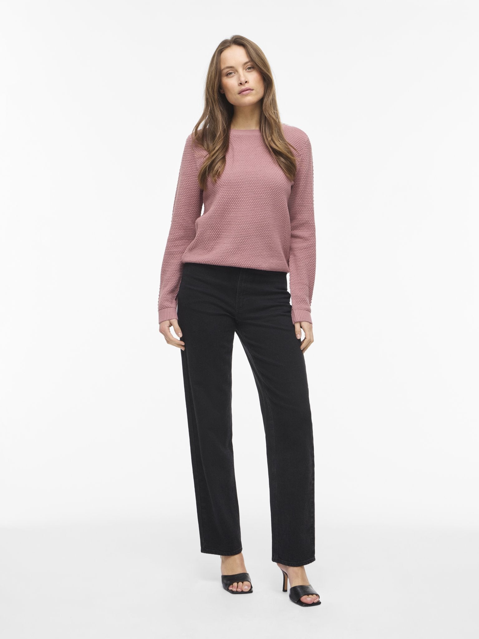 Vila Damen Pullover Nostalgia Rose
