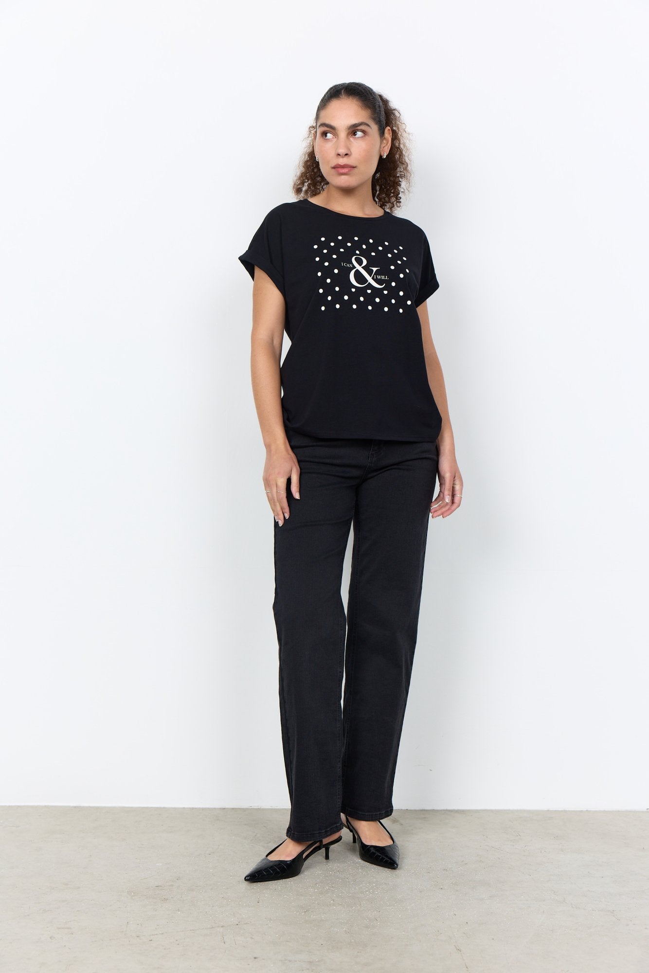 Soya Concept Damen T-Shirts Black