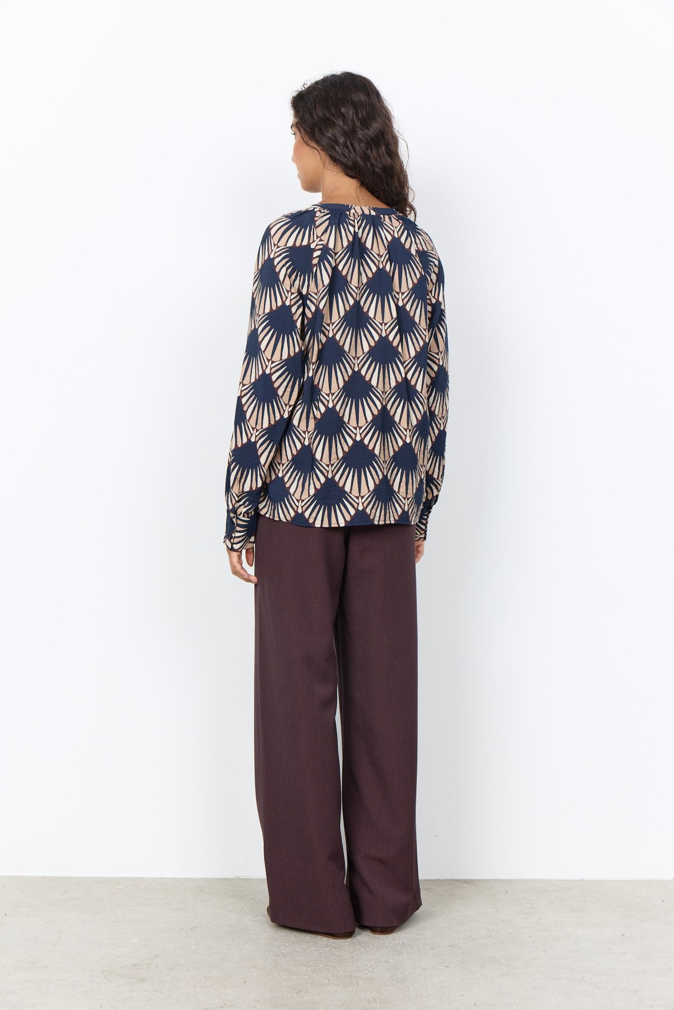 Soya Concept Damen T-Shirts Navy Combi