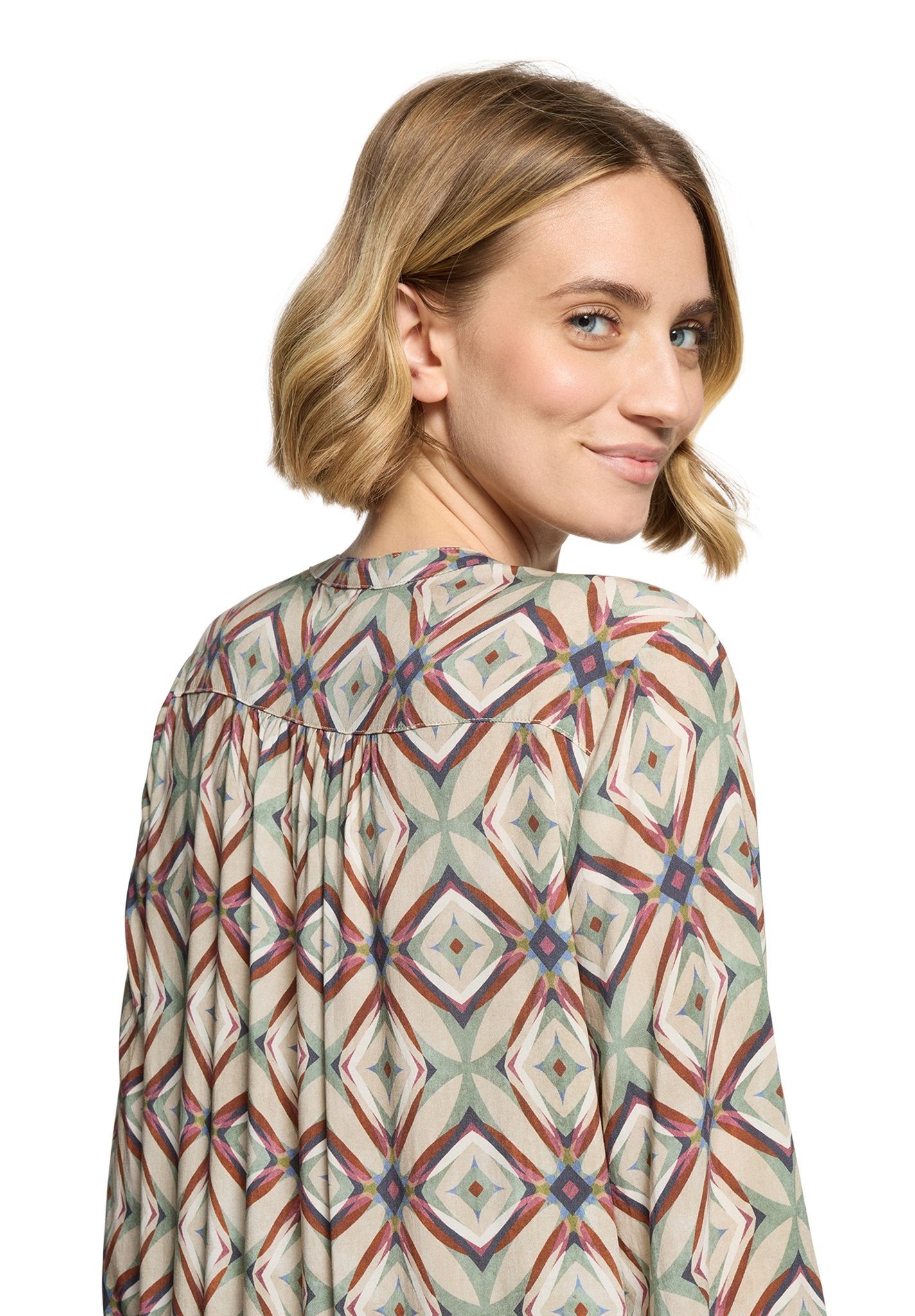 Cartoon Damen Blusen Nature/Brown