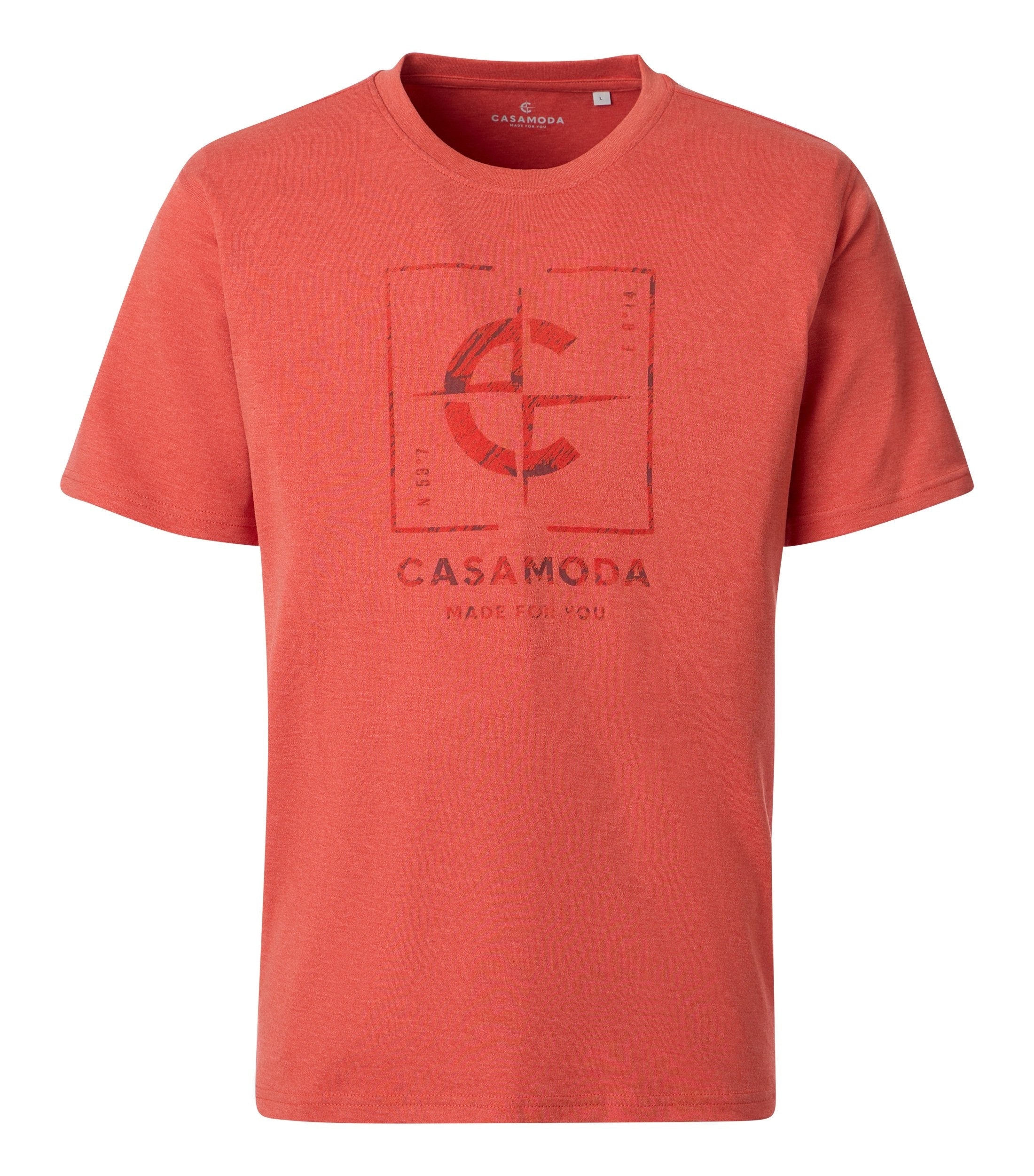 Casa Moda Herren T-Shirts kurz  Rot