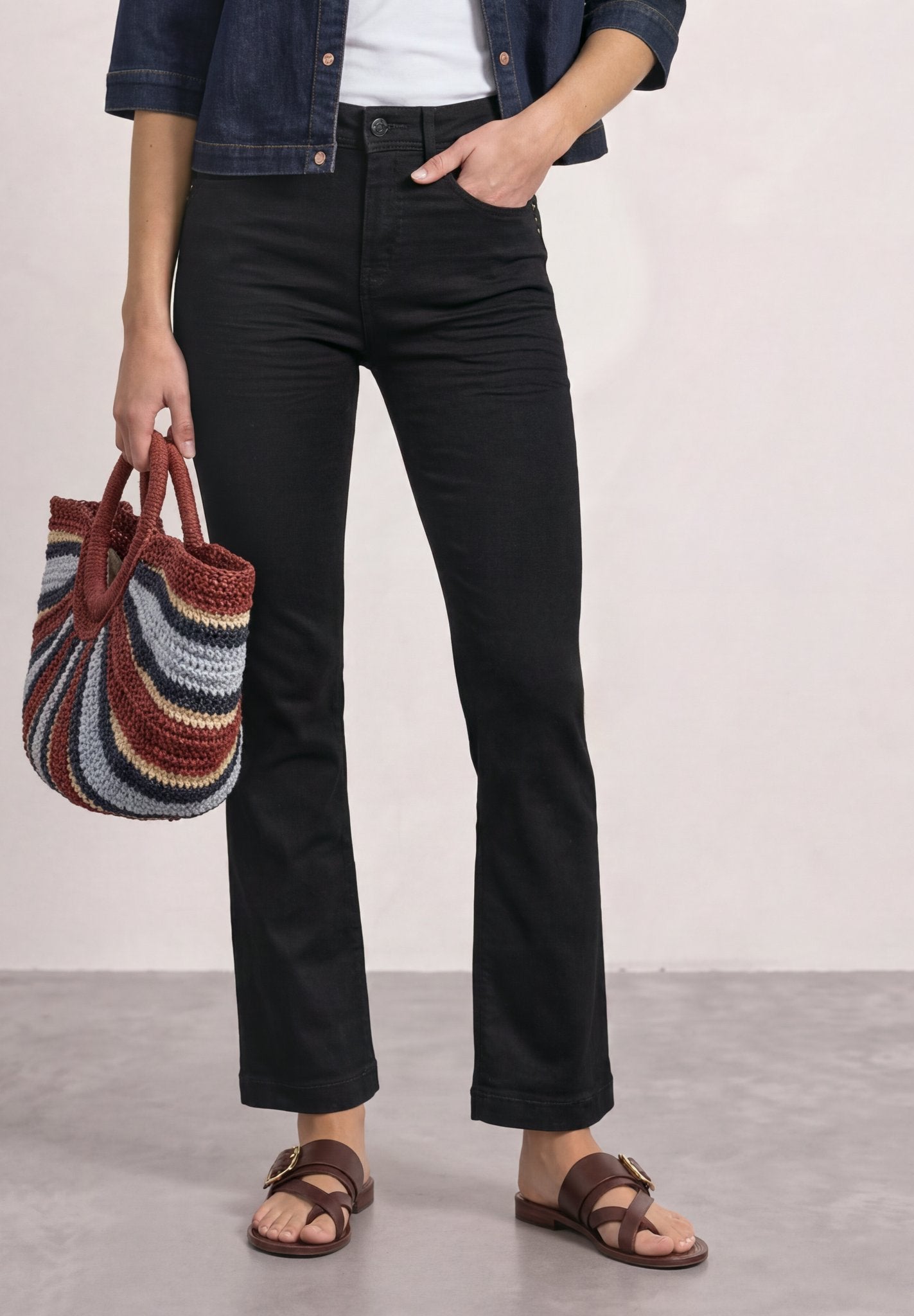 Street One Damen Hosen  Black Rin