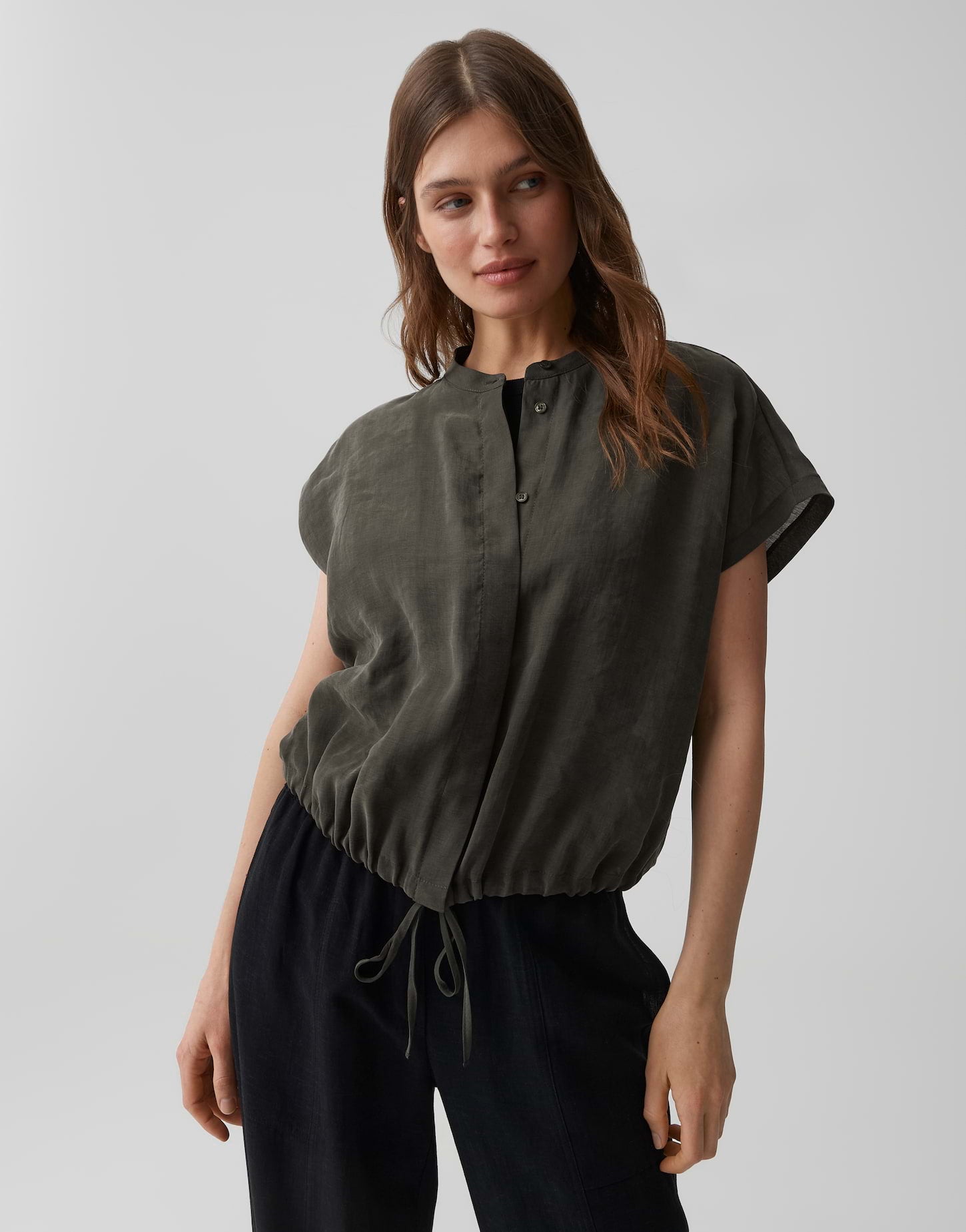 Opus Damen Blusen Deep Green