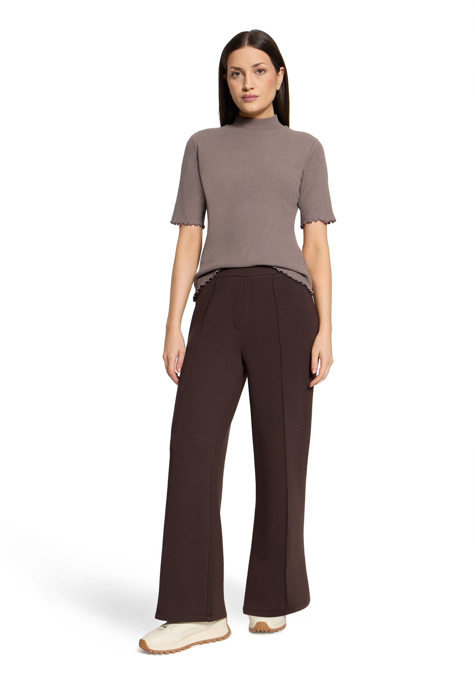 Cartoon Damen T-Shirts Taupe Melange