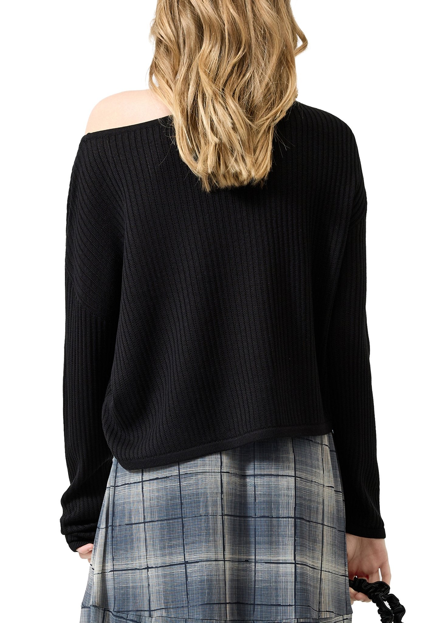 QS by S.Oliver Damen Pullover  Grey/Black