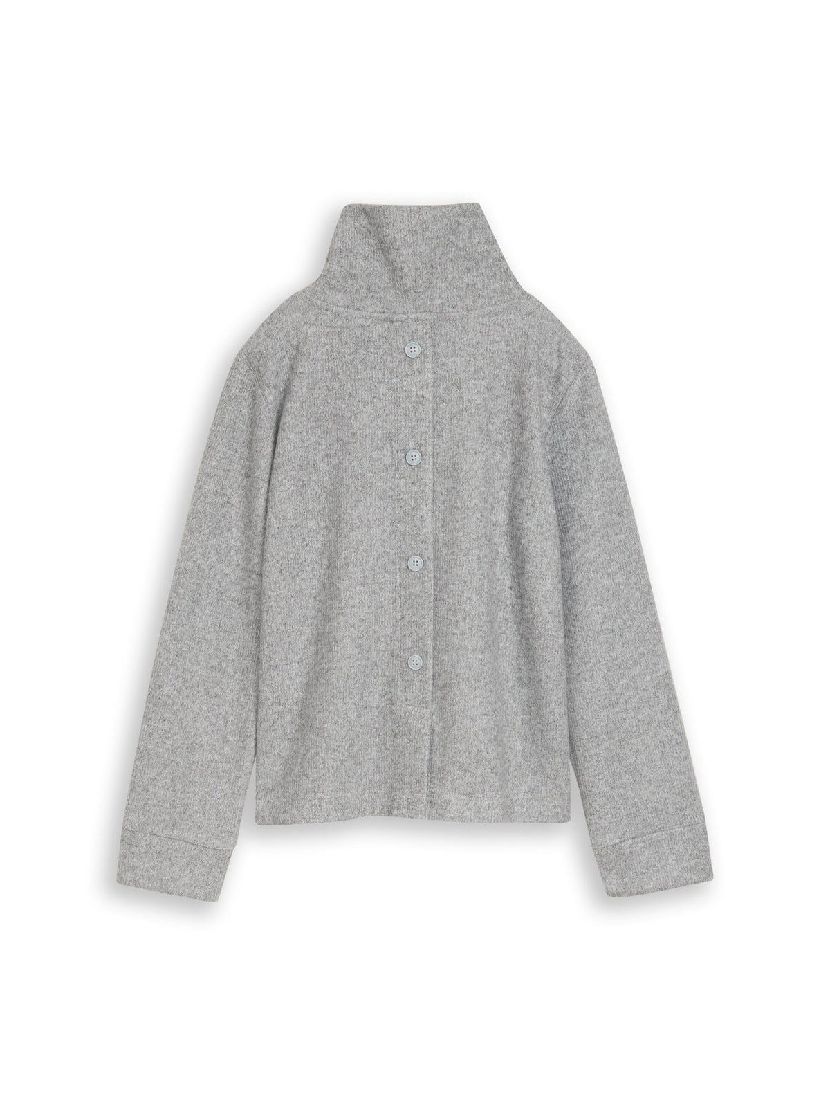 Tom Tailor Damen Sweatshirts Soft Grey Melan