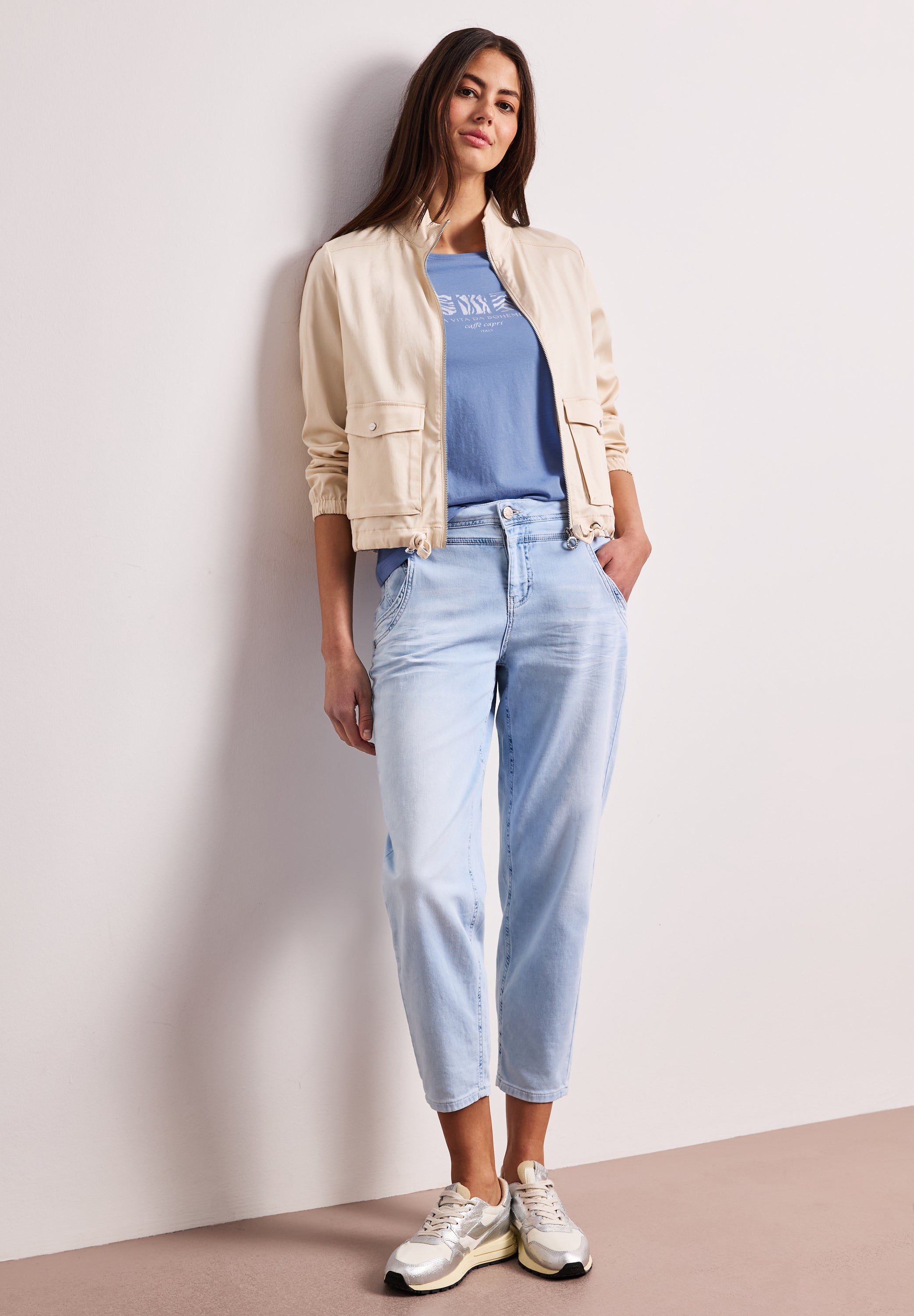 Street One Damen T-Shirts  Drift Blu