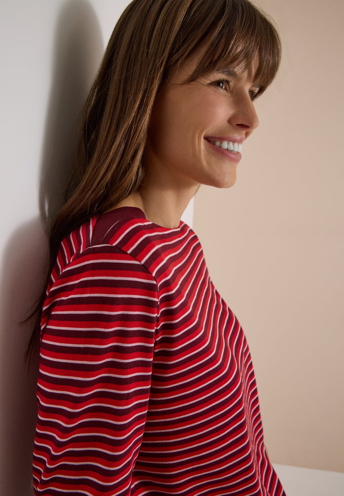 Cecil Damen T-Shirts Red Wine