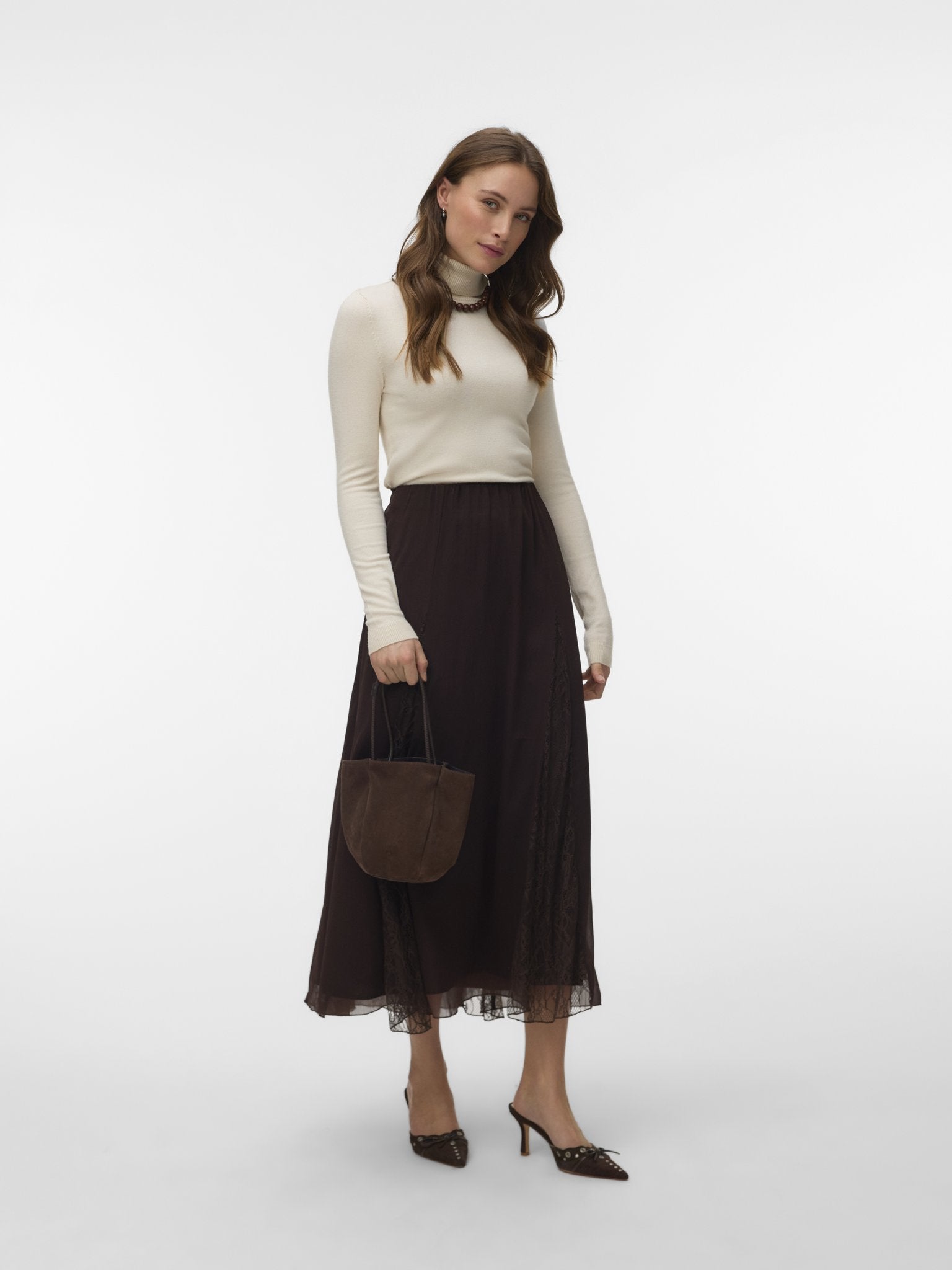 Vero Moda Damen Rock Chocolate Torte