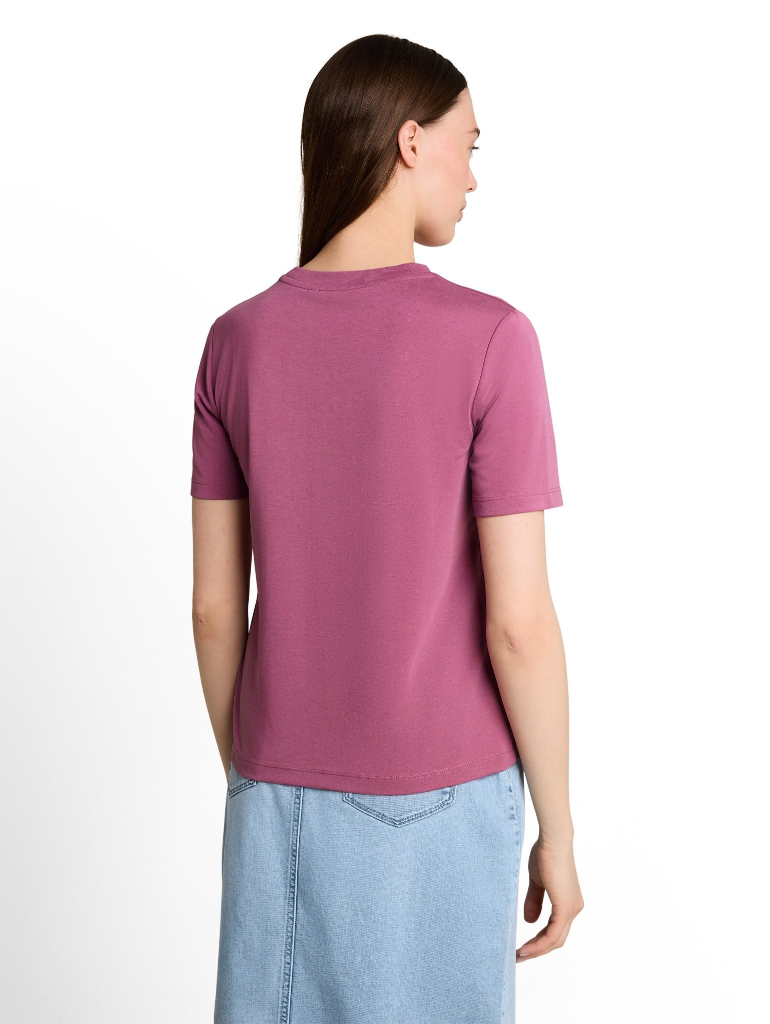 Tom Tailor denim Damen T-Shirts Dusty Berry