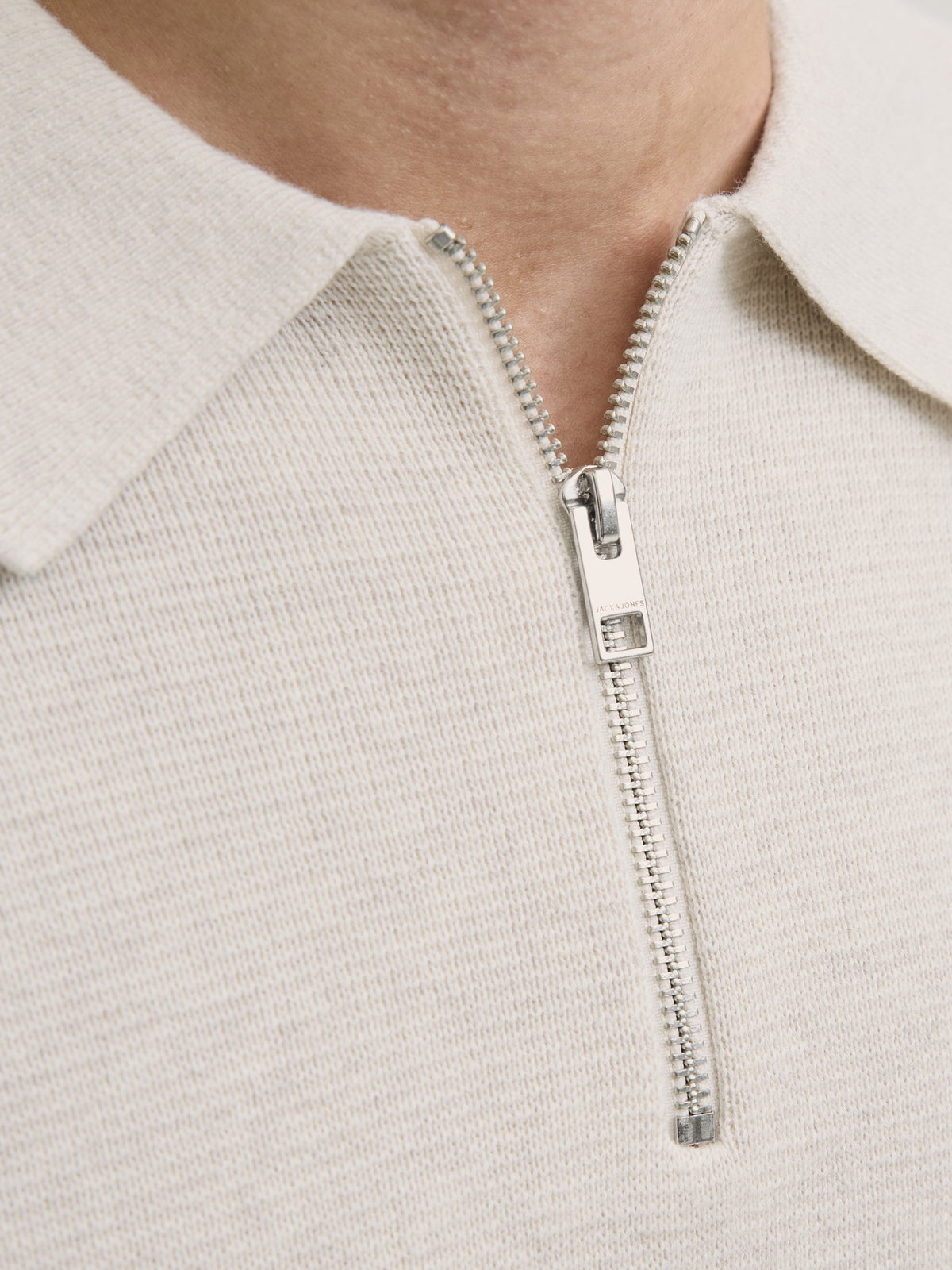 Jack & Jones Herren Pullover Cloud Dancer/Me