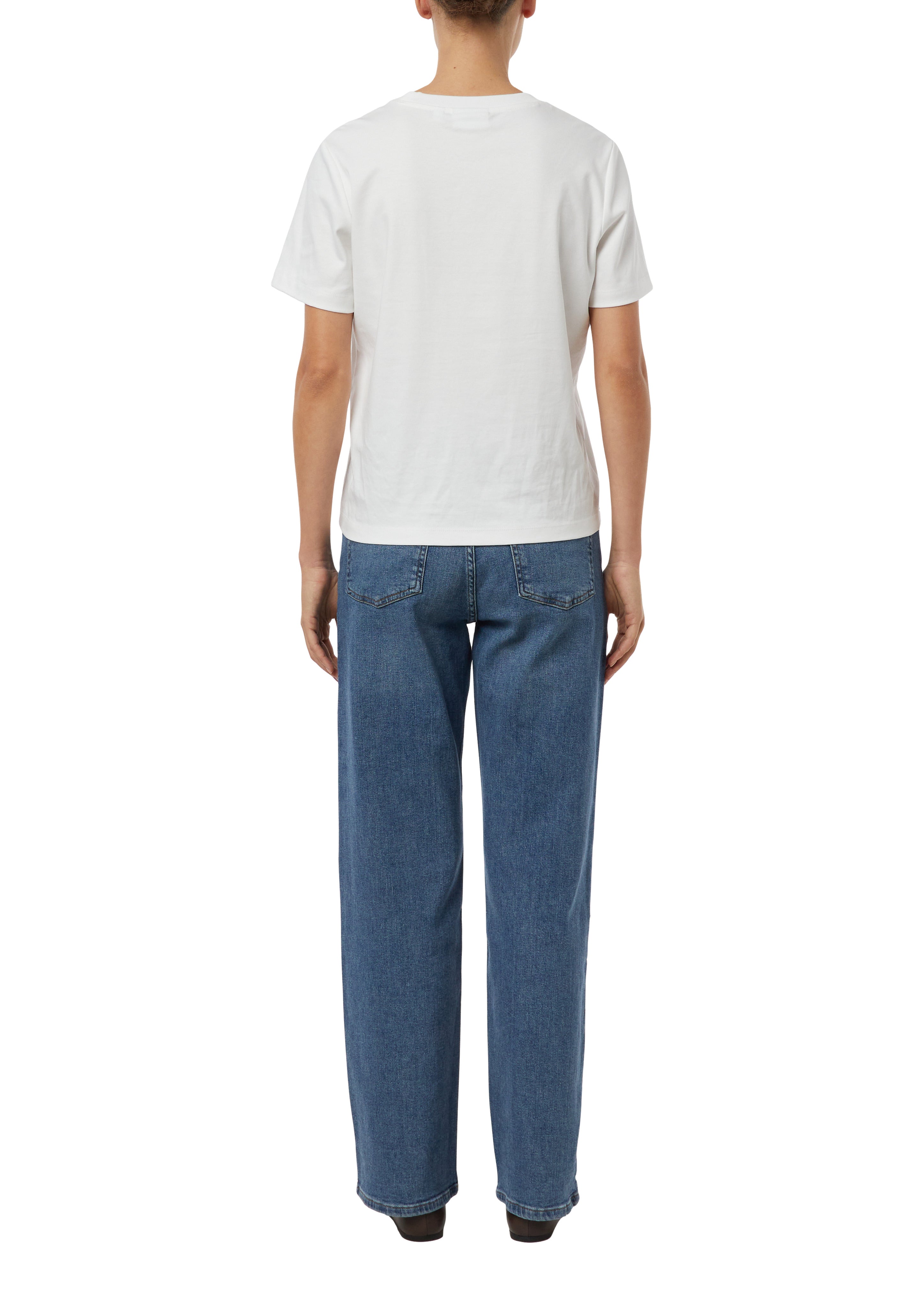 Comma Damen T-Shirts  White