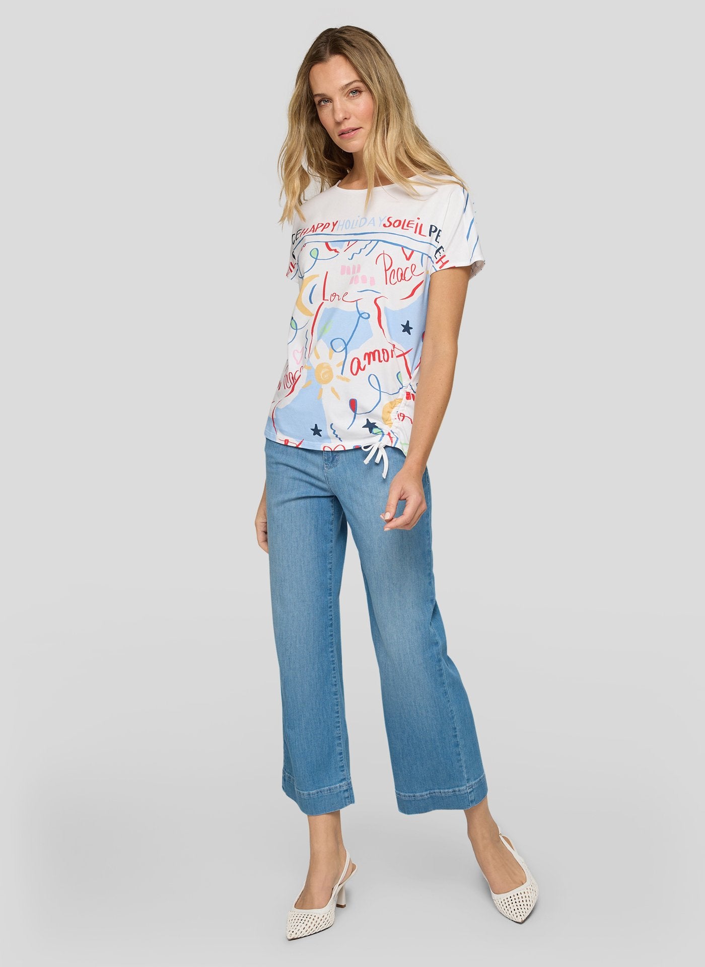 Rabe Damen T-Shirts Weiss