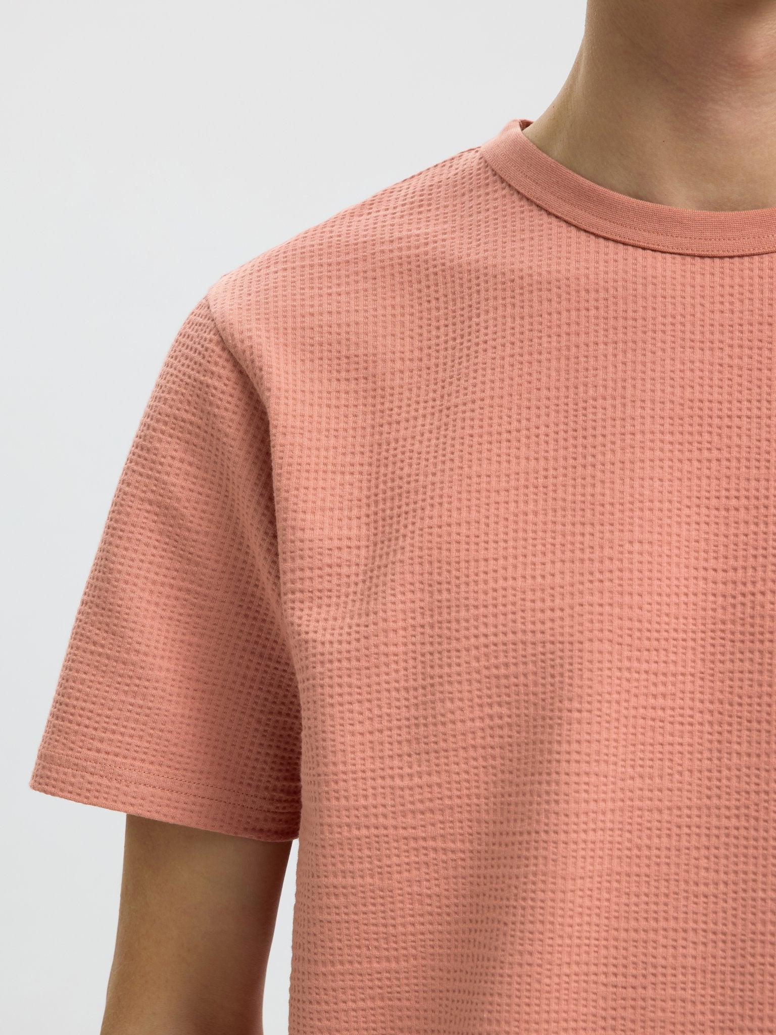 Selected homme Herren T-Shirts kurz  Rose Daw