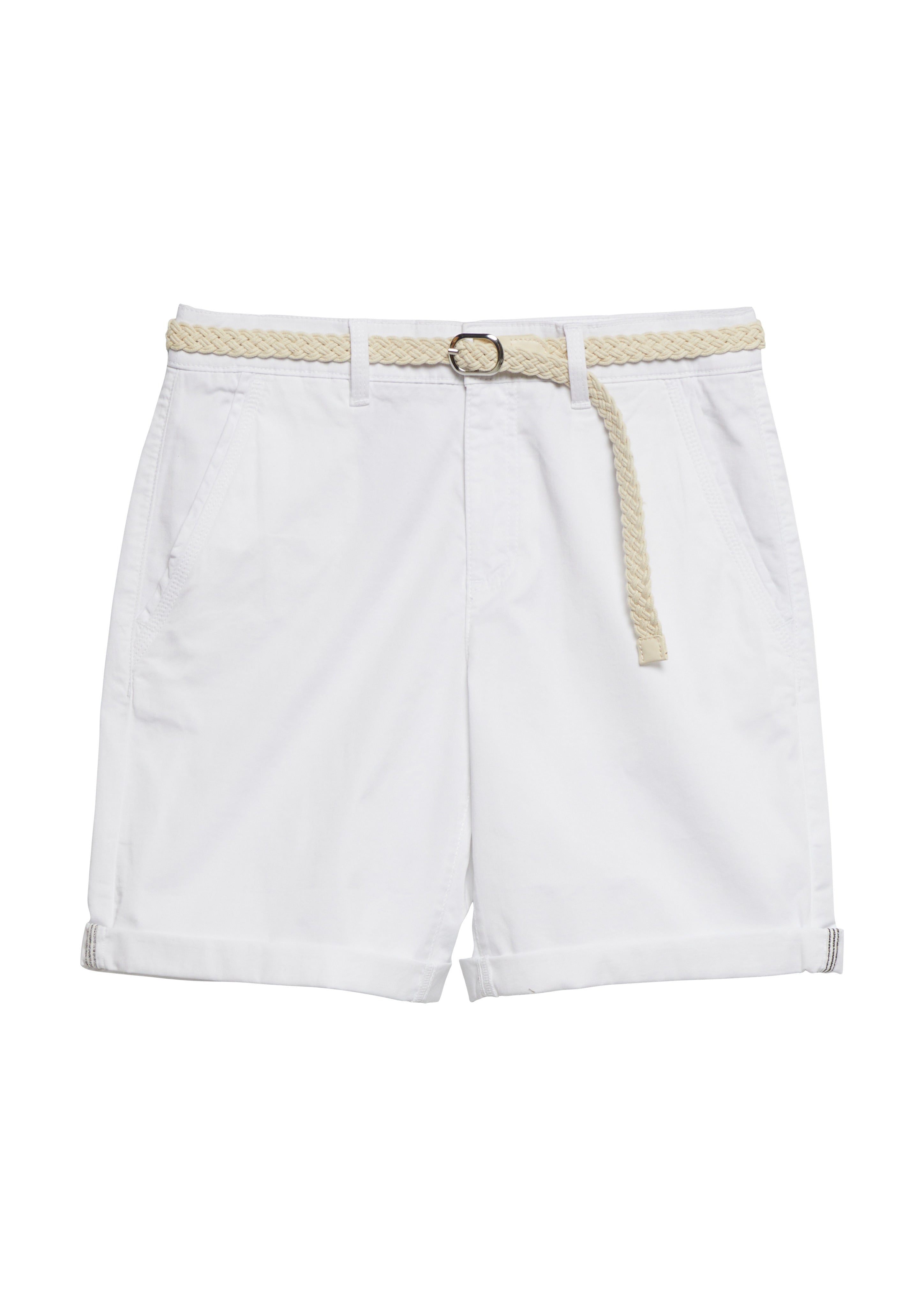 S. Oliver red Damen Shorts White