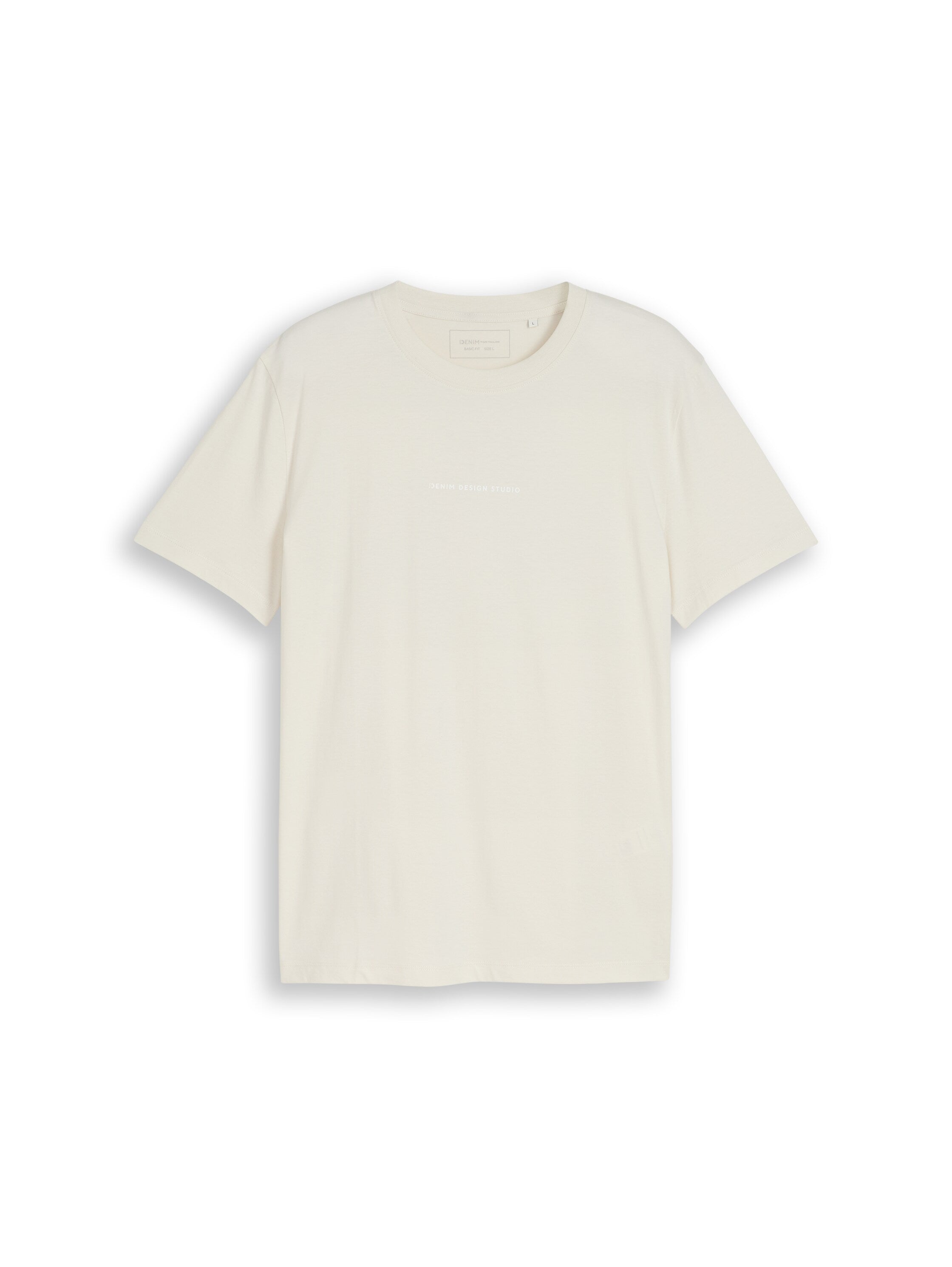 Tom Tailor denim Herren T-Shirts kurz Greyish White