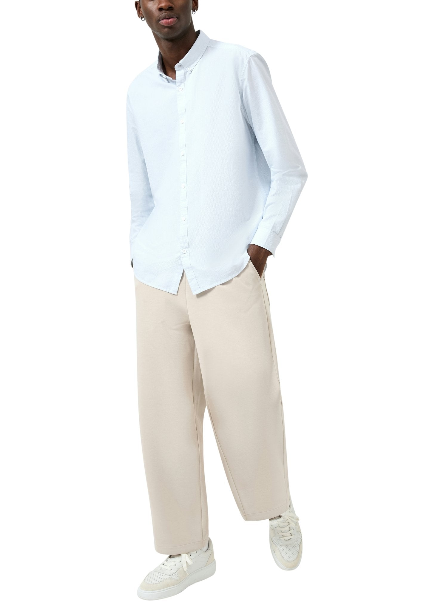 QS by S.Oliver Herren Hemden lang Blue
