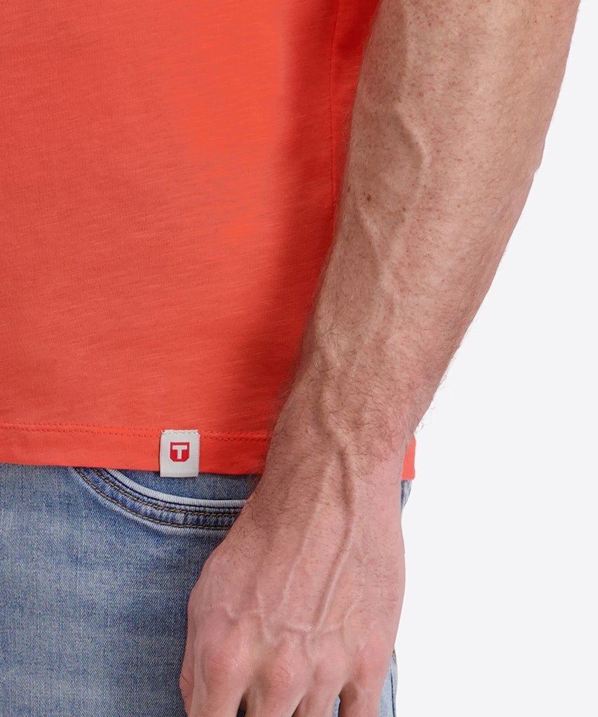 Timezone Herren T-Shirts kurz  Hot Coral