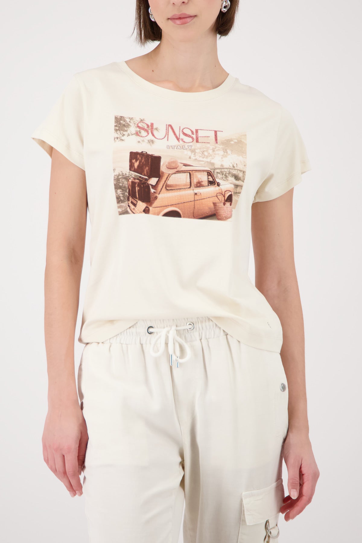 Monari Damen T-Shirts  Marble