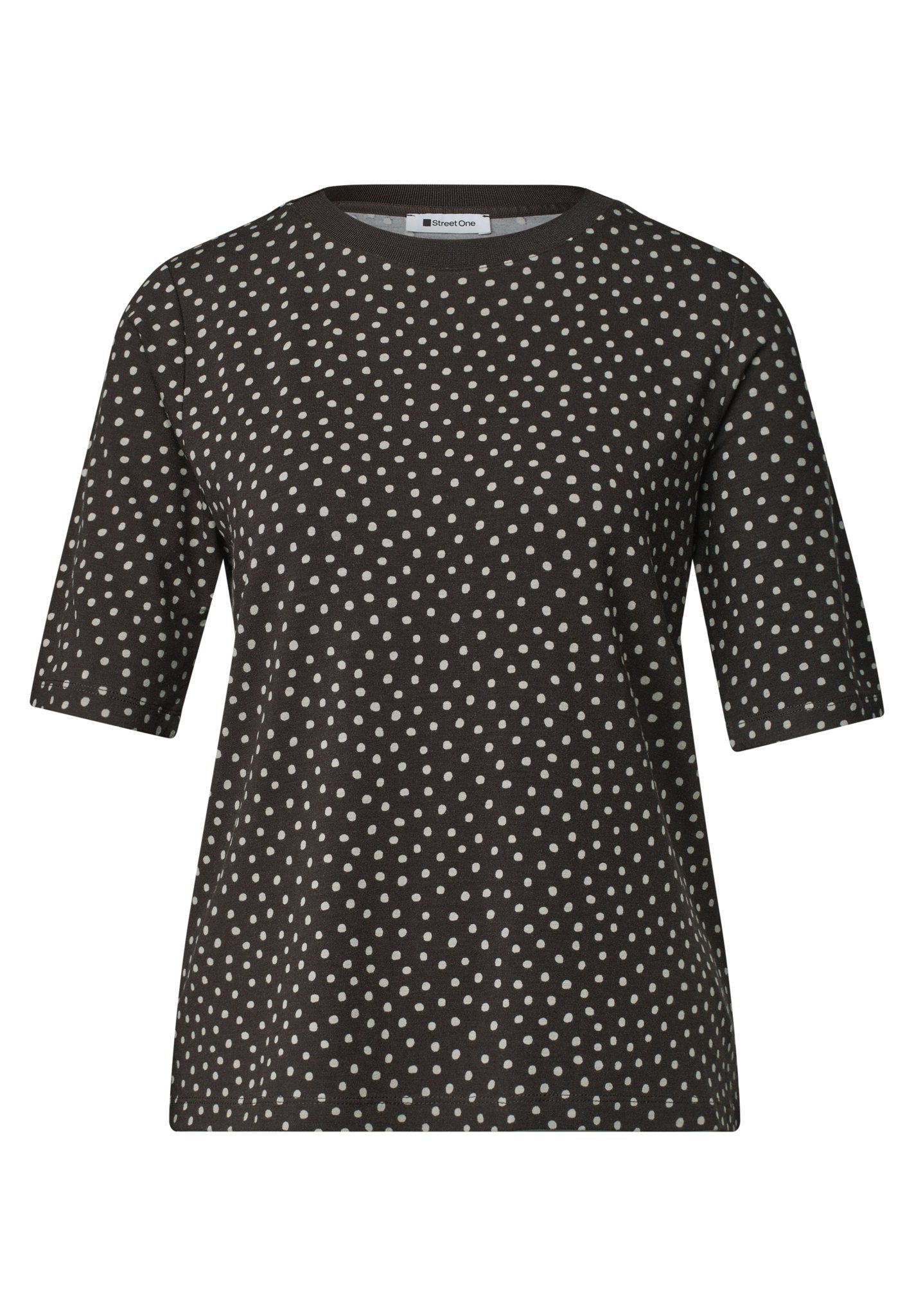Street One Damen T-Shirts  Black Cof