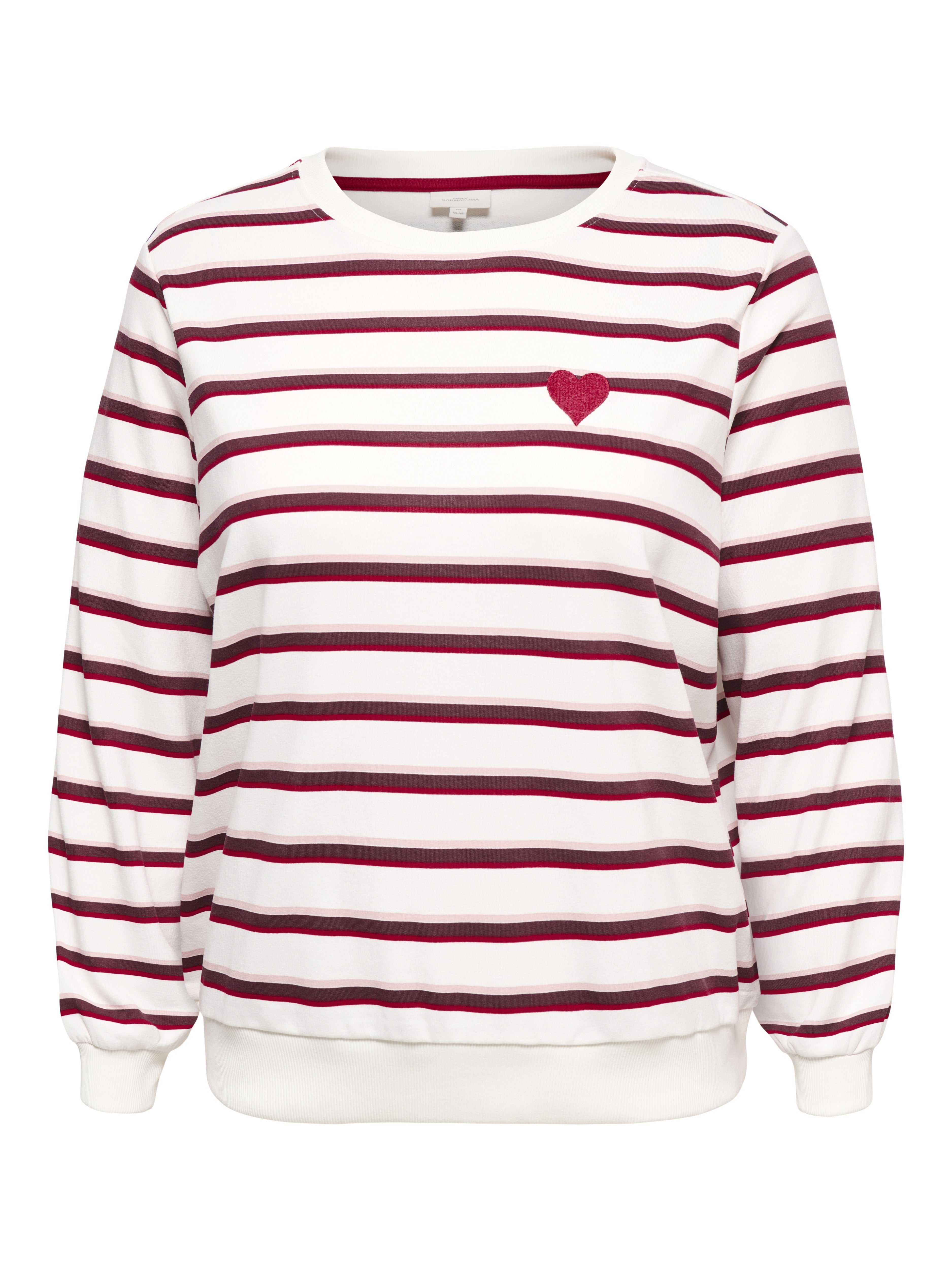 Only Carmakoma Damen Sweatshirts Cloud Dancer/Sc