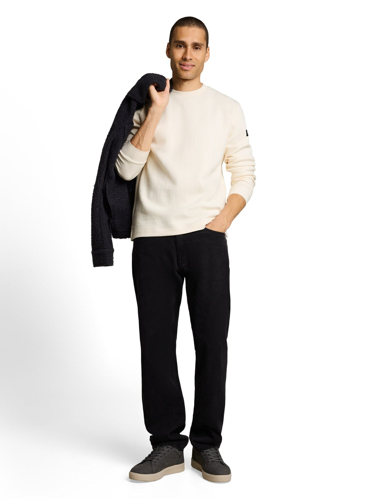Tom Tailor denim Herren Sweatshirts Gardenia White