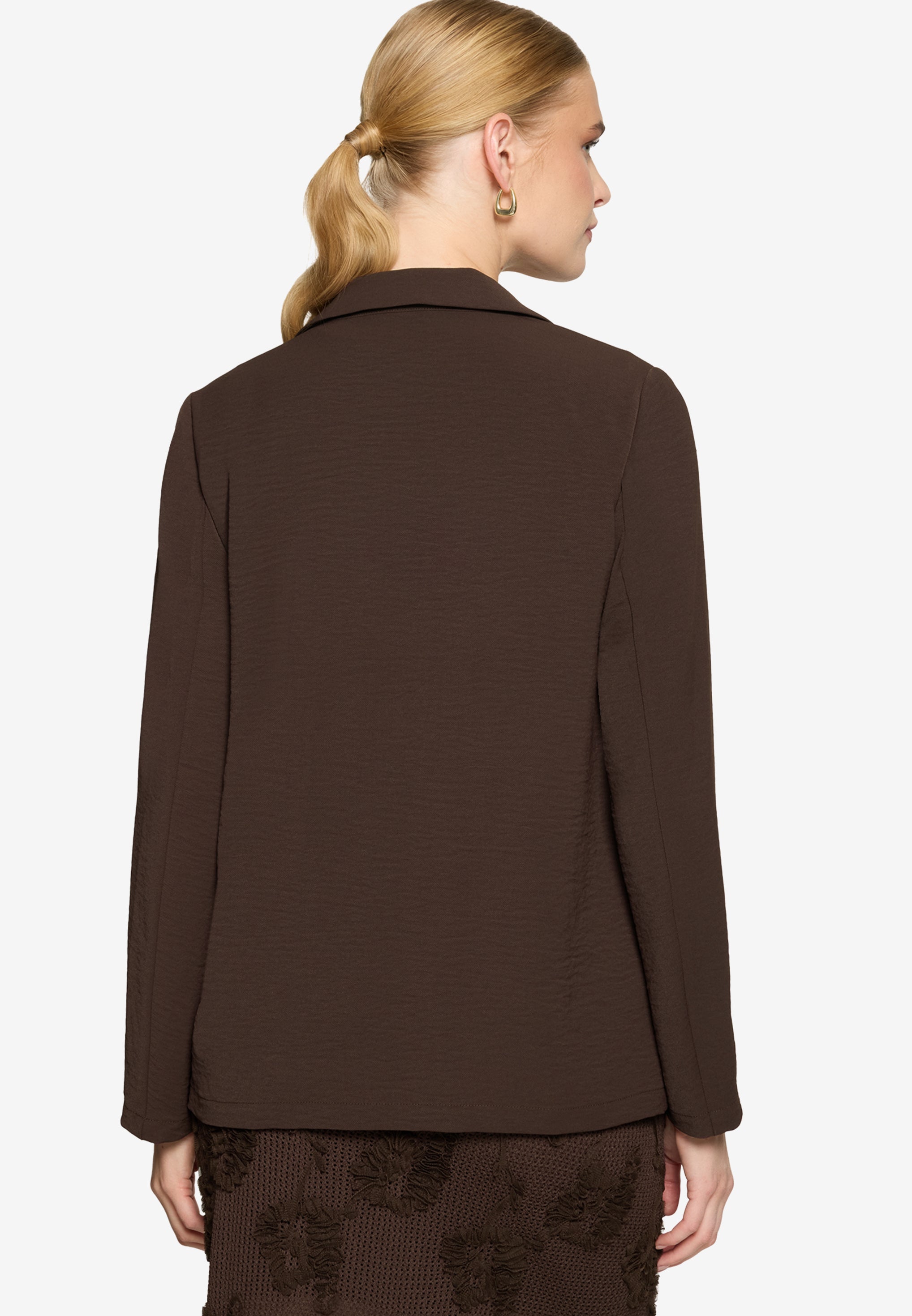 Zero Damen Blazer Chocolate Plum