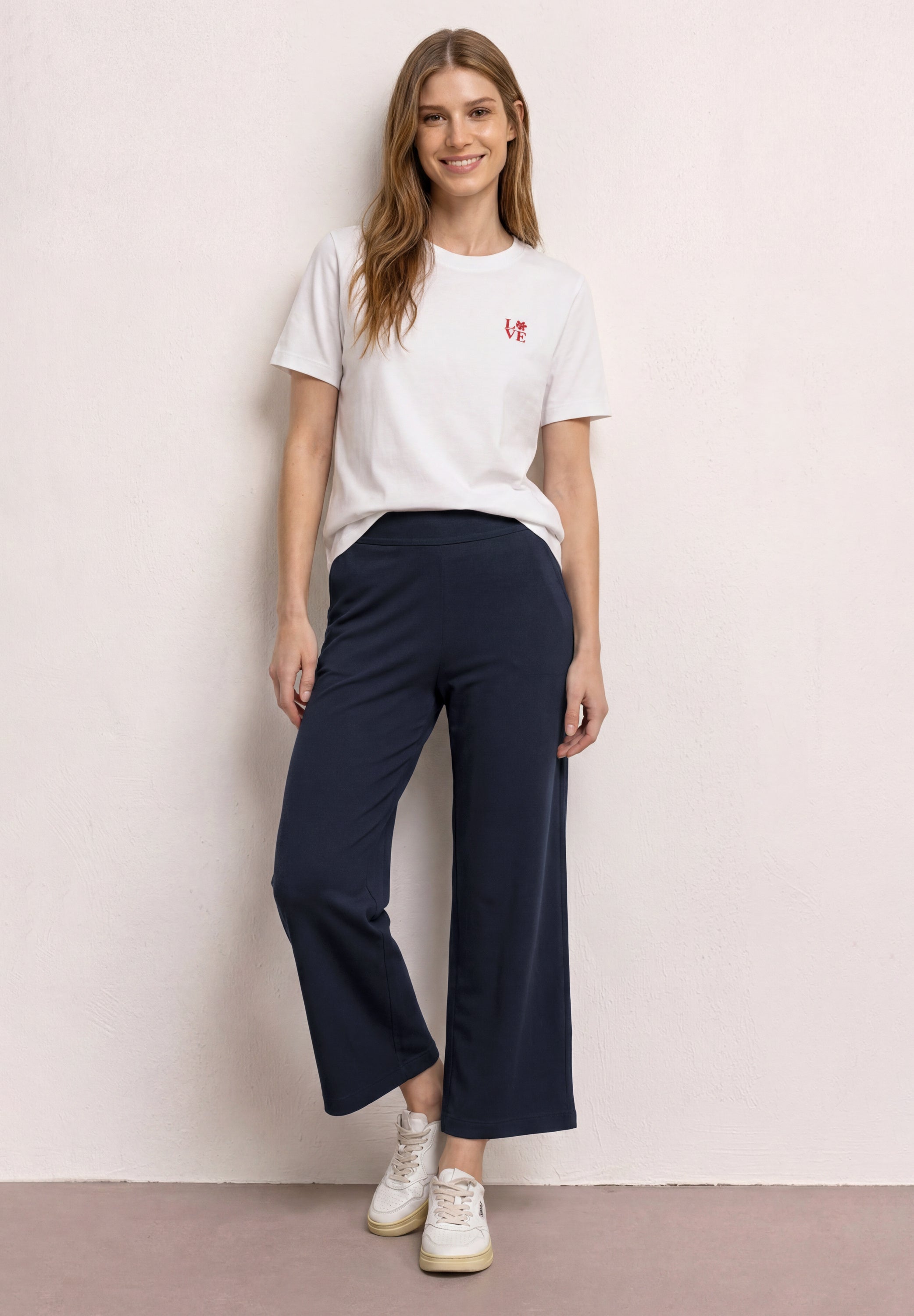 Street One Damen Hosen Deep Blue