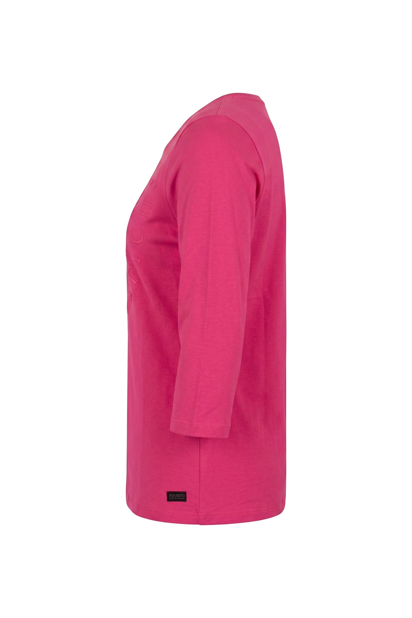 Soquesto Damen T-Shirts Mittel Pink Hel