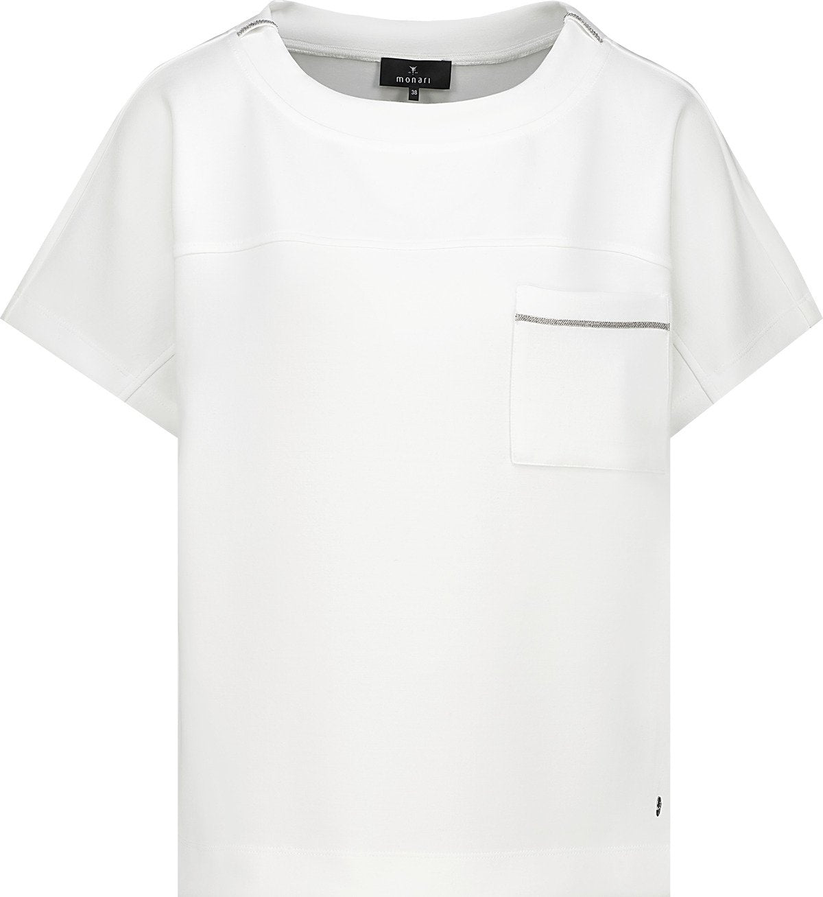 Monari Damen T-Shirts  Off-White